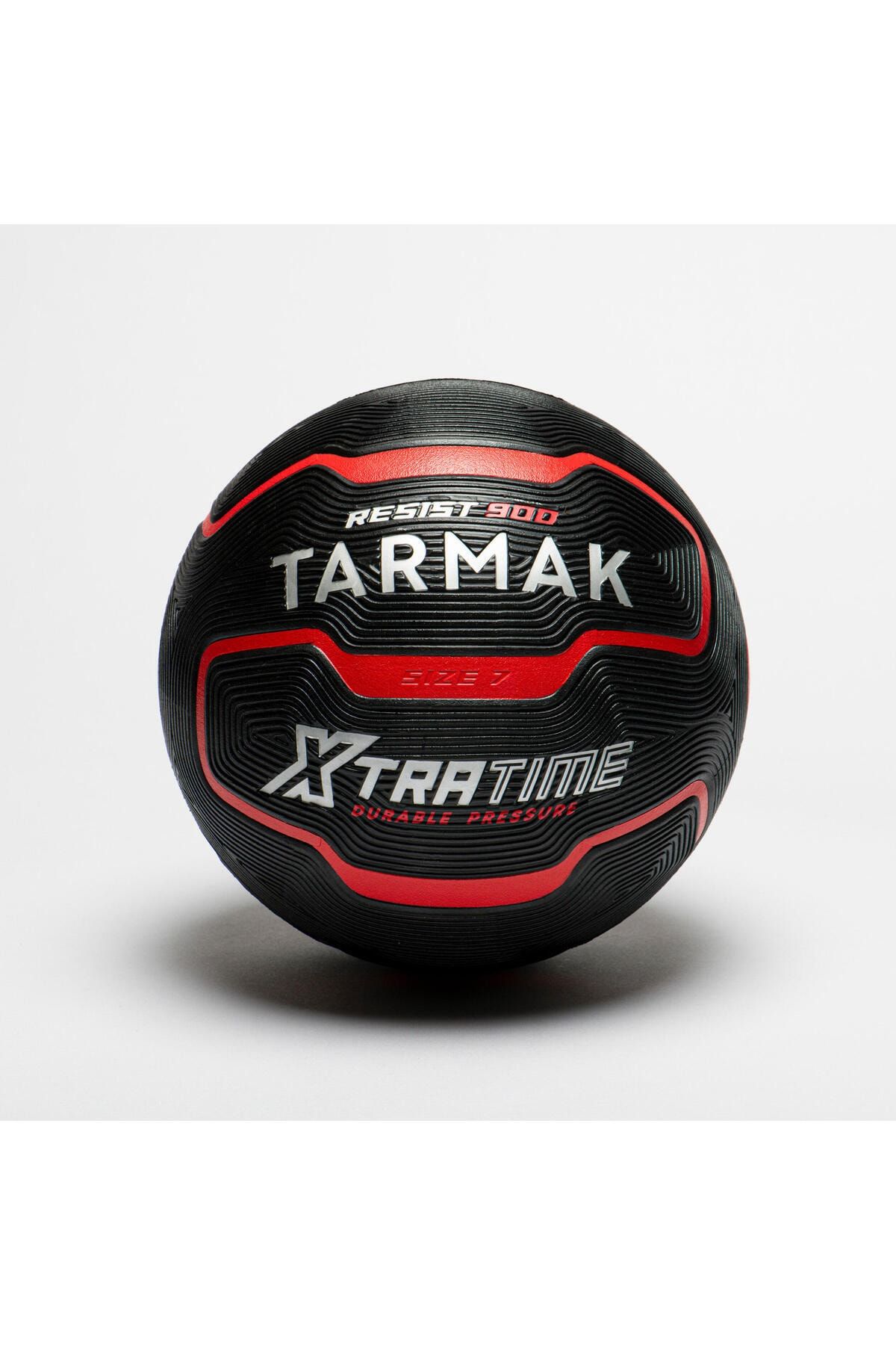 OverPazar Basketbol Topu + Pompa Hediyeli 7 Numara - Kırmızı / Siyah