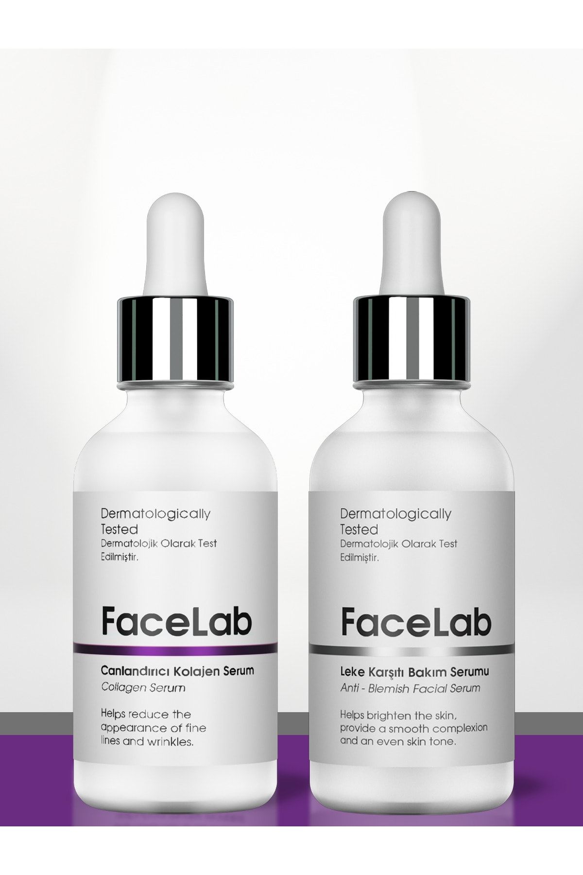 FaceLab 2'li Cilt Bakım Seti - Leke Karşıtı Serum + Kolajen Serum