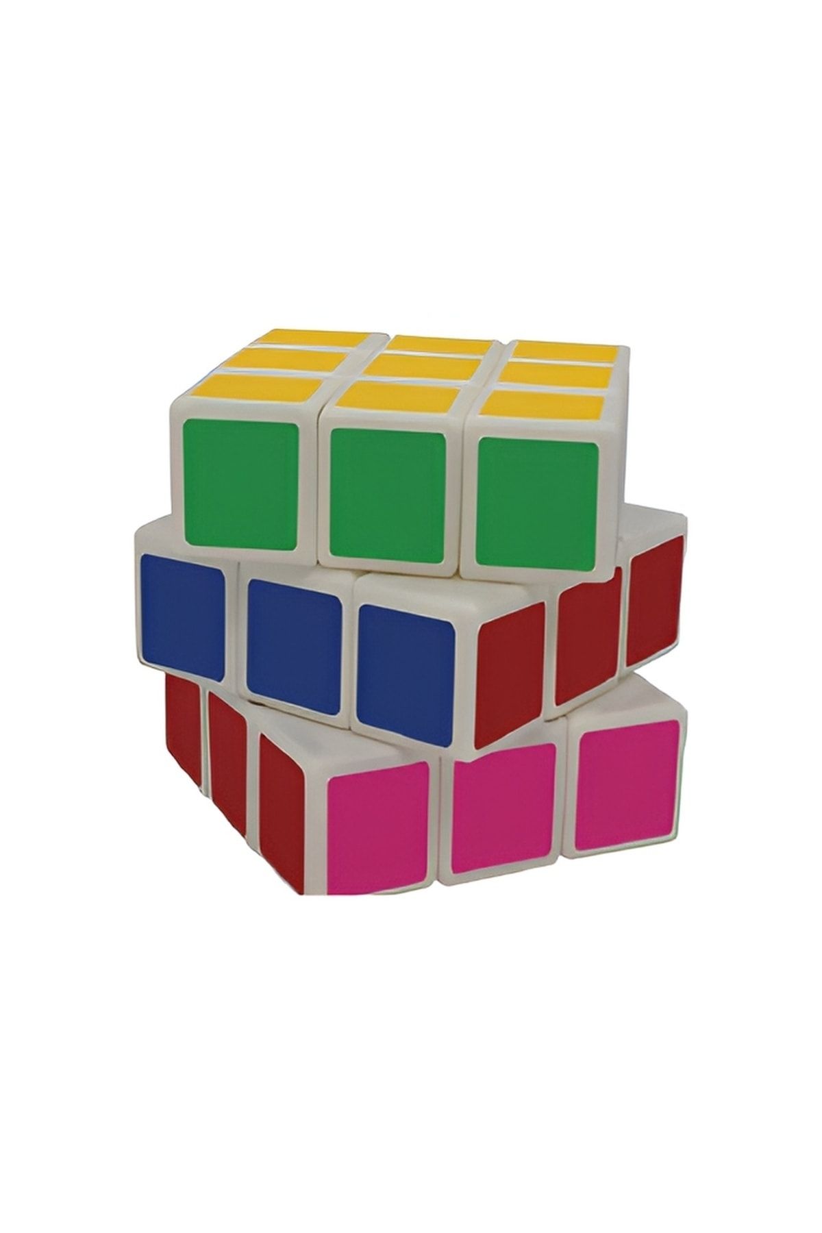 magic cube Hakdoğan oyuncak 9x6 renkli zeka küpü ve solo test (Tangram hediyeli)