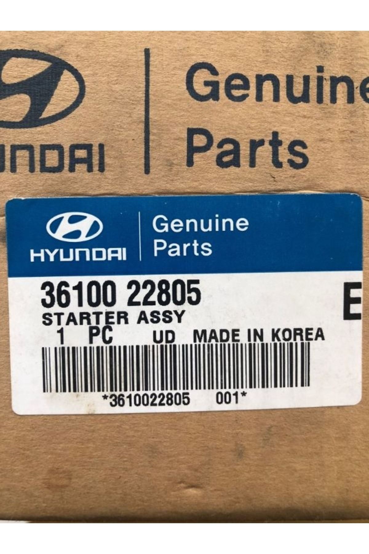 Hyundai 3610022805 Accent Kia Cerato Marş Motoru