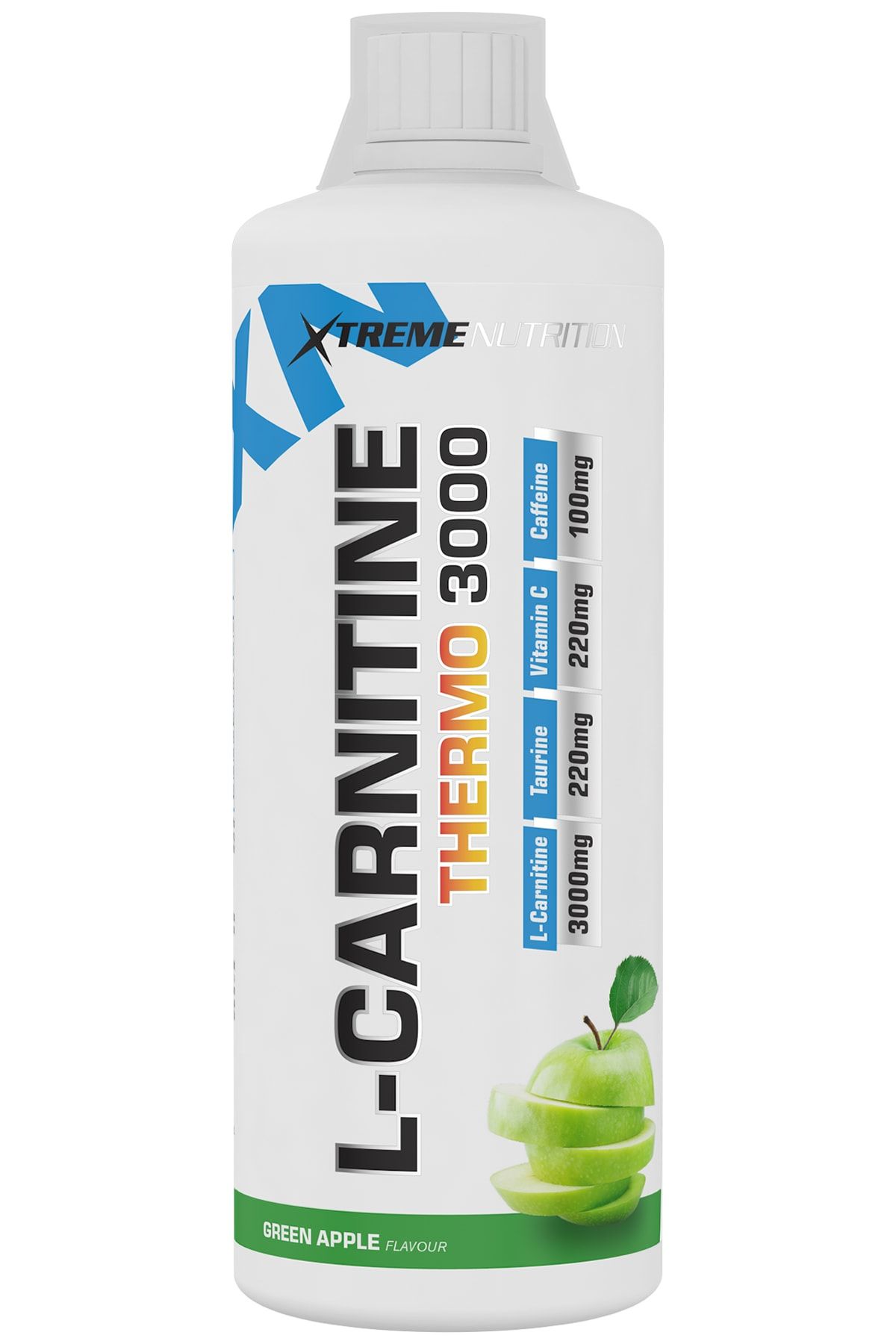 Xtreme Nutrition Xtreme Thermo L-carnitine 3000 Mg 1000 Ml (yeşil Elma) + 7 Hediye (shaker + 6 Adet Multi C Saşe)
