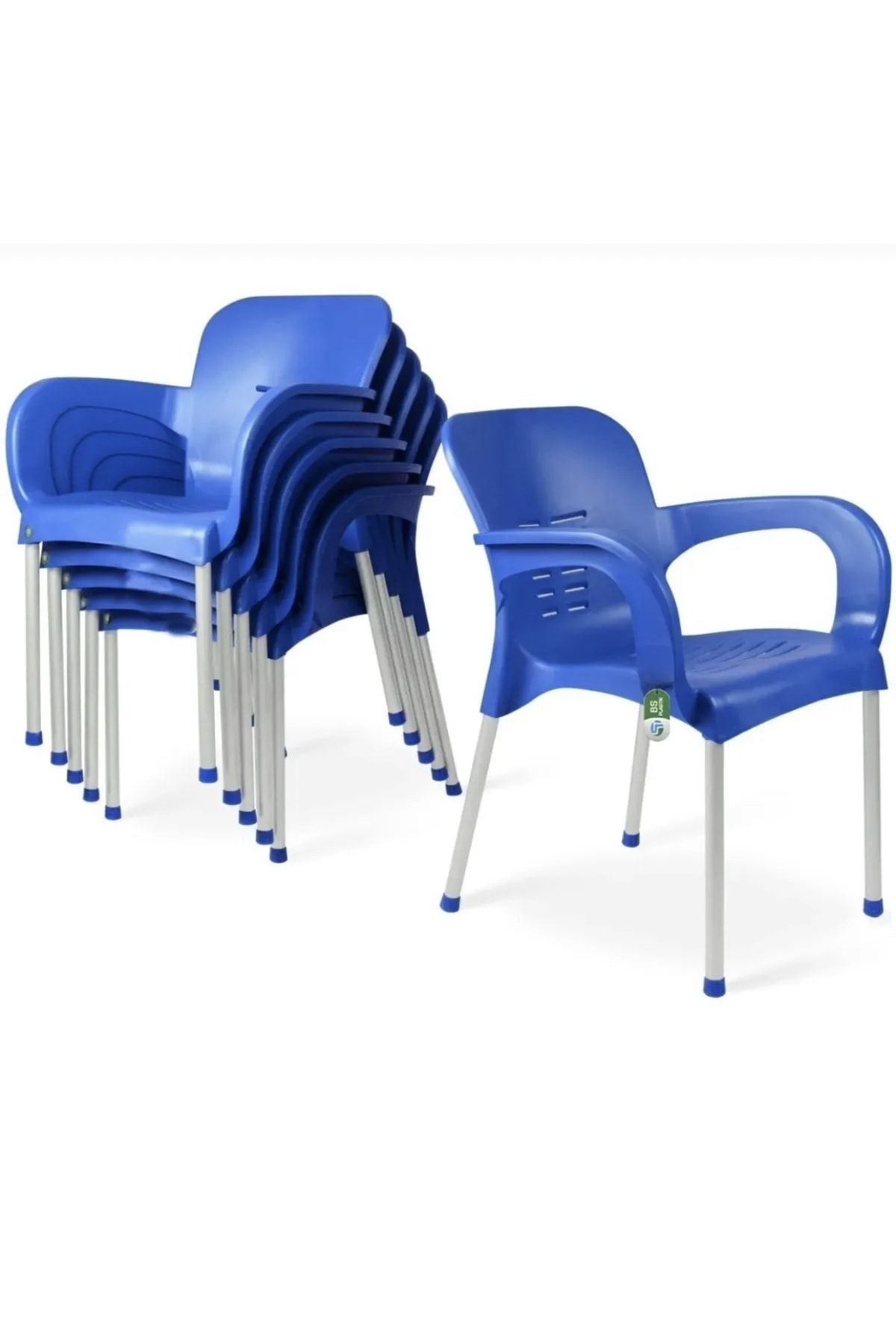NetBazaars Plastik Sandalye 6 Adet