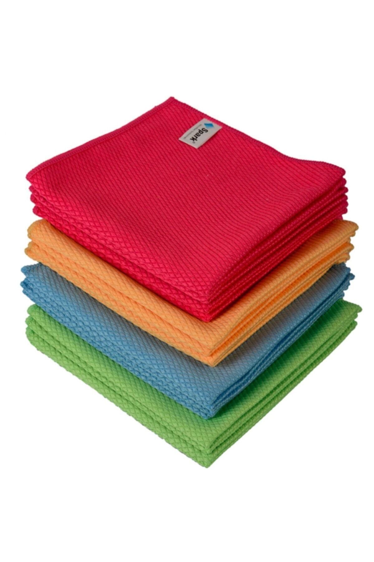 Spark 2309 Mikrofiber Cam Bezi 40x40 Cm. (8 ADET)