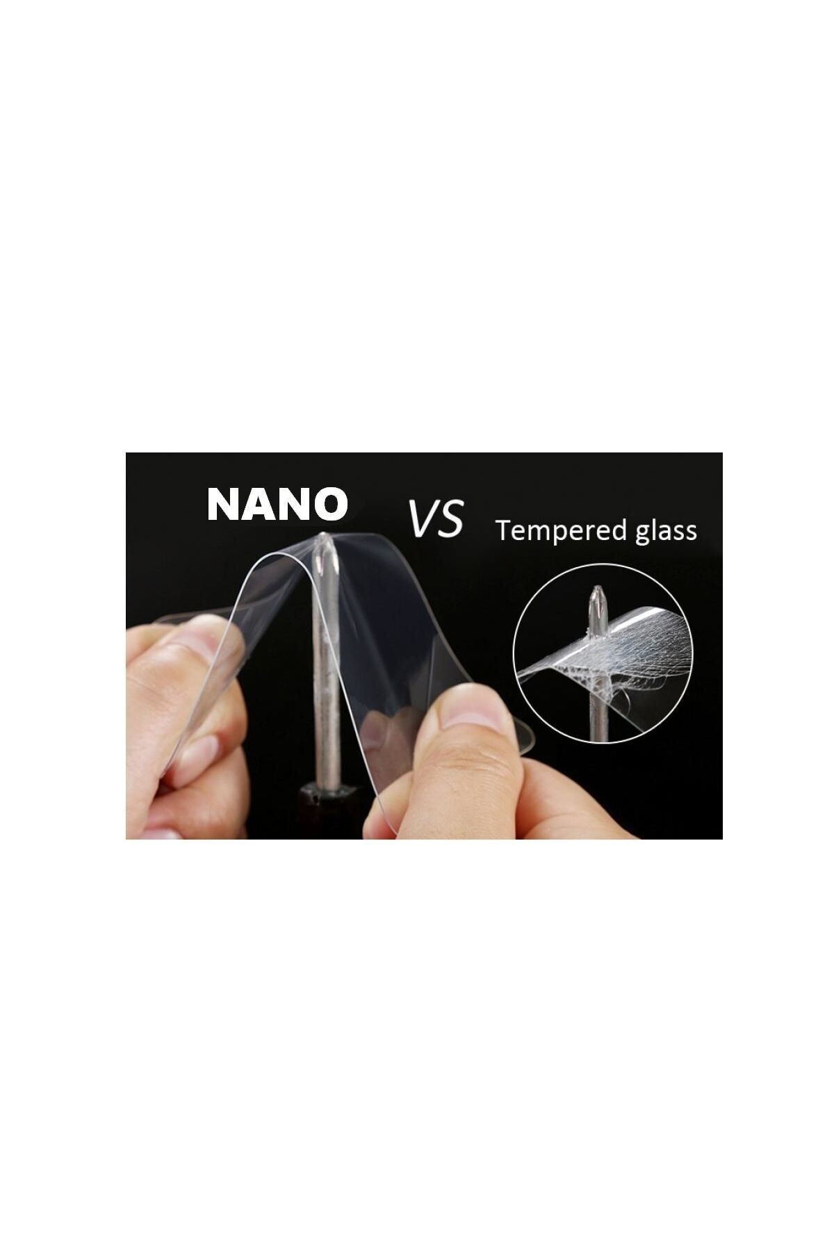 prolysus Tecno Camon 19 Nano Kırılmaz Cam Ekran Koruyucu Yumuşak Film Şeffaf