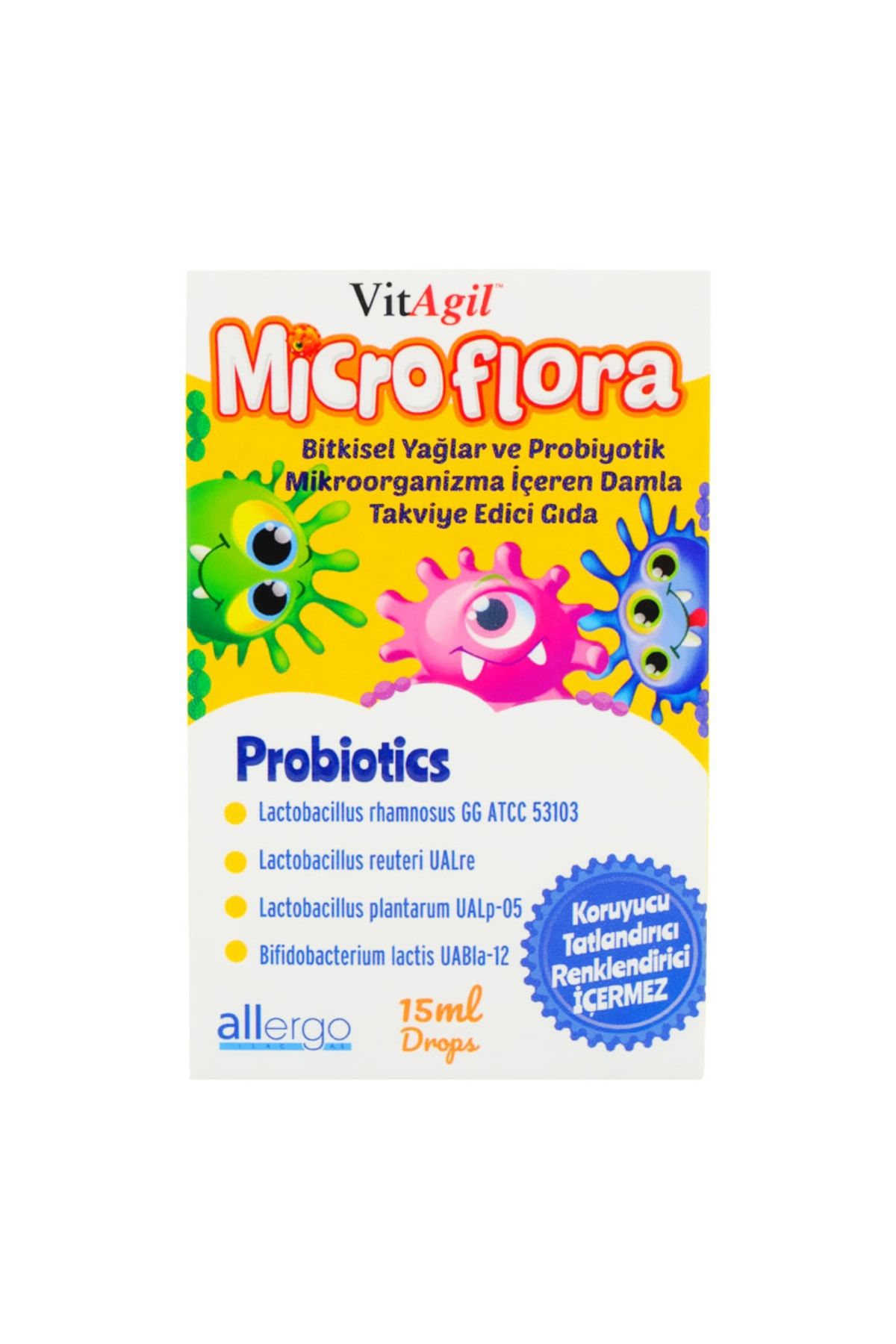 Allergo Vitagil Microflora Probiyotik Damla 15 Ml