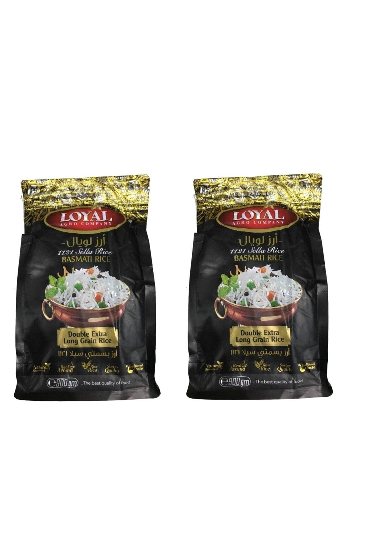 Loyal Double Extra Long Grain Basmati Pirinç 900 gr X 2 Adet