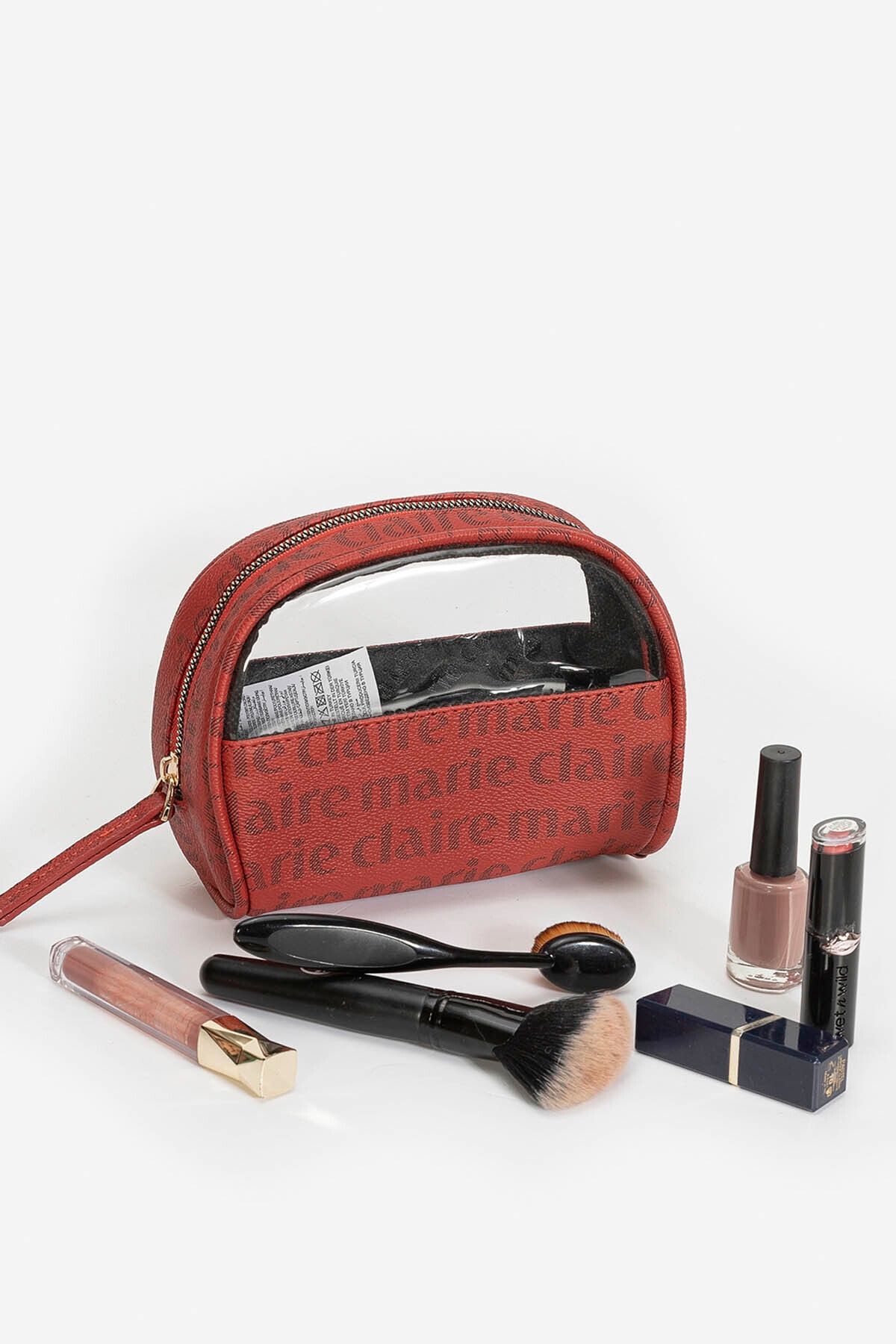 Marie Claire Bordo Kadın Kozmetik Ve Makyaj Çantası Verve Mc221111484