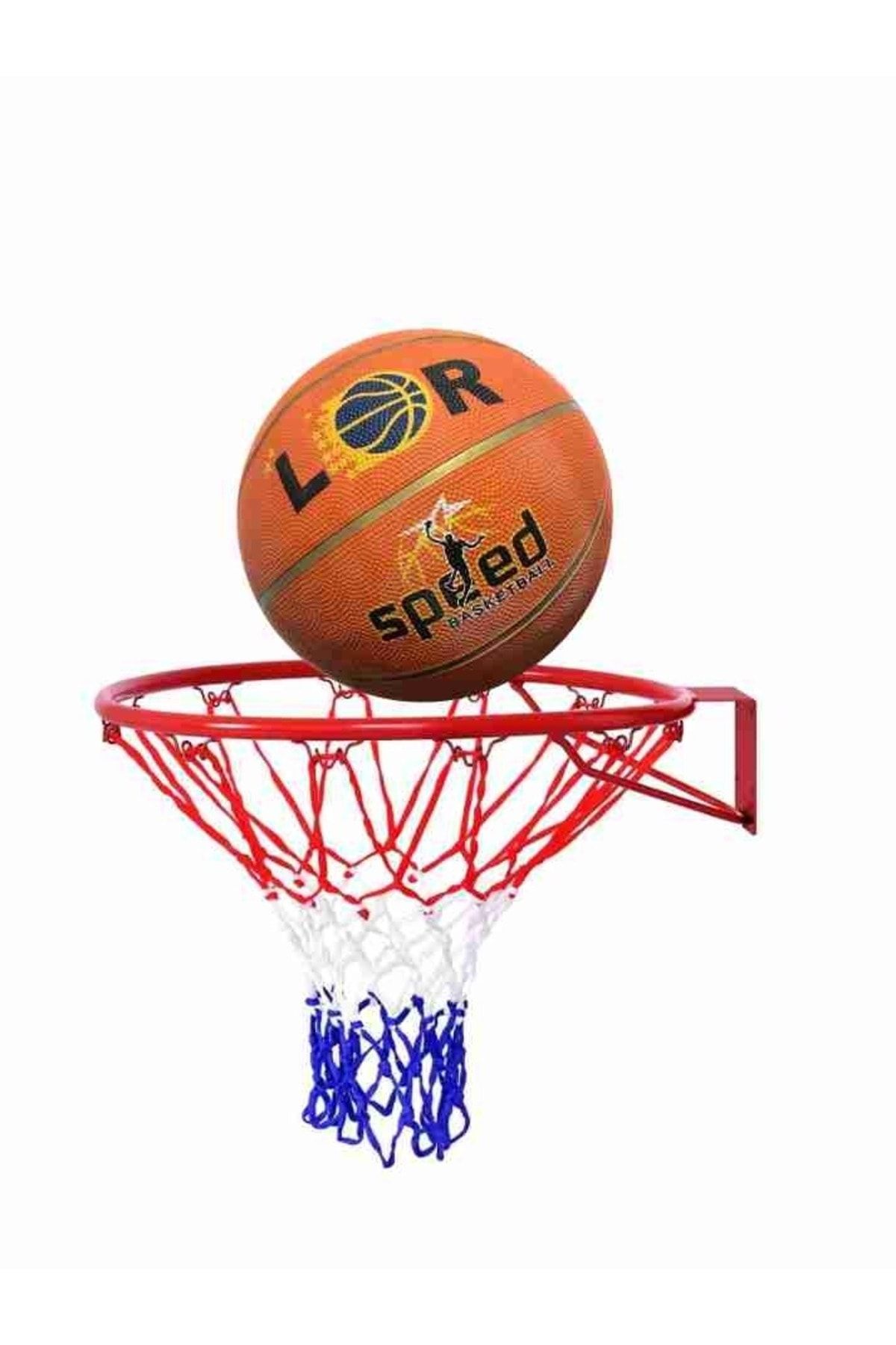 Leyaton Basketbol Çemberi No7 Basketbol Topu Basketbol Filesi Üçlü Set