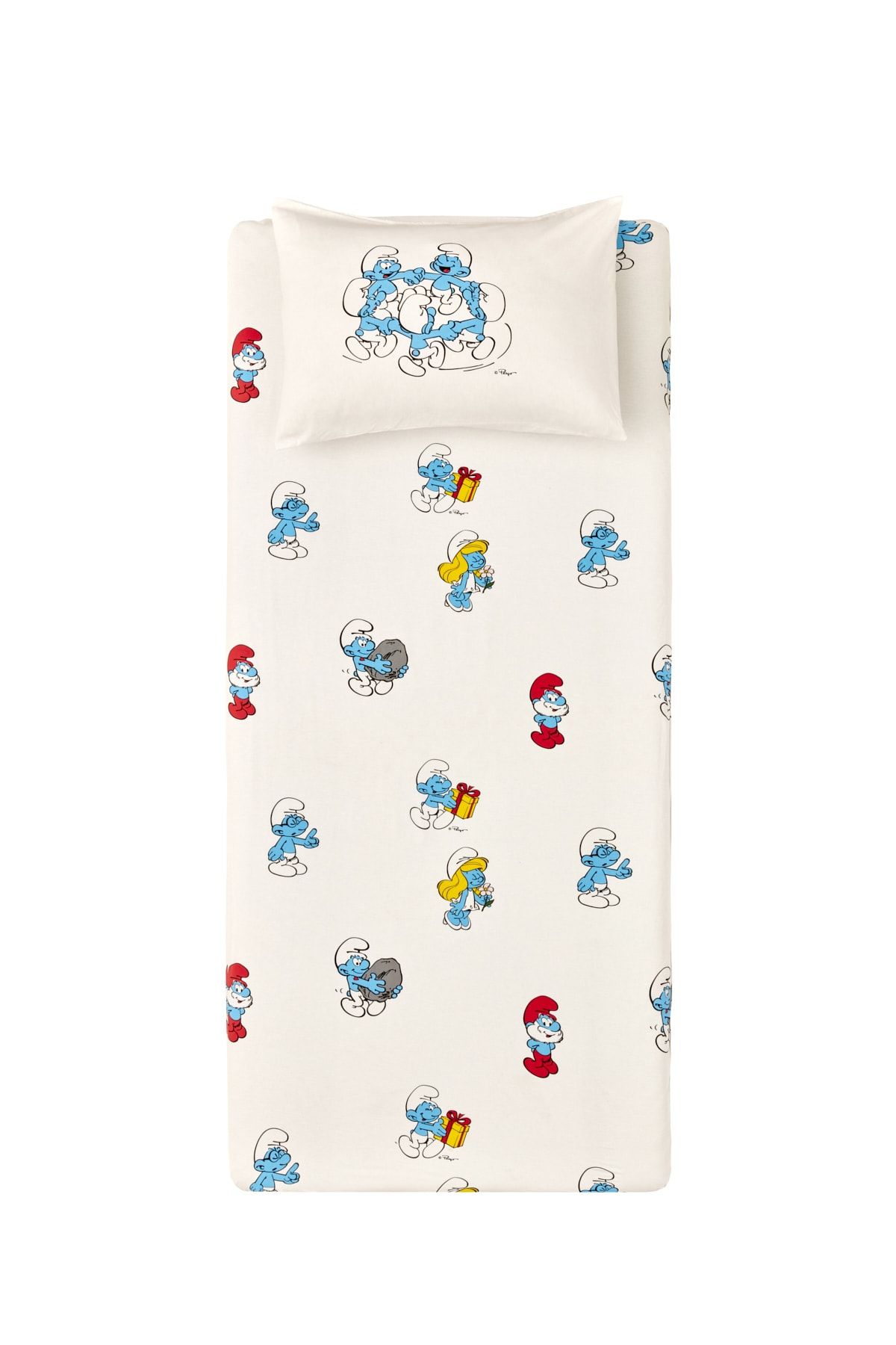 Karaca Home Smurfs by Karaca Cuteness Tek Kişilik Çarşaf Takımı