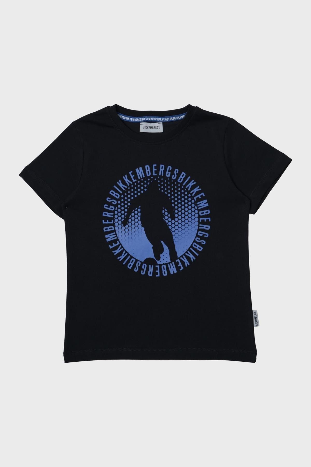 Bikkembergs Erkek Çocuk Lacivert T-Shirt 23SS1BK1416