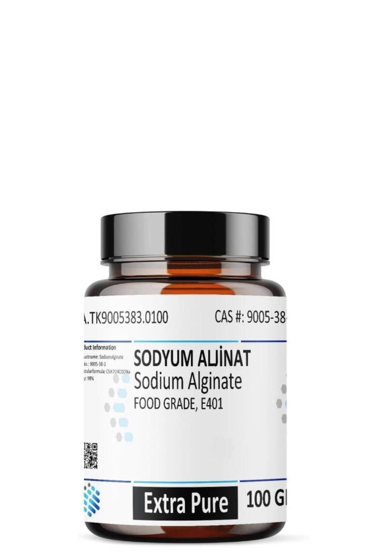 Aromel Sodyum Aljinat | 100 gr | Sodium Alginate | Bubble Tea yapımı için Uygundur | Avrupa Menşei