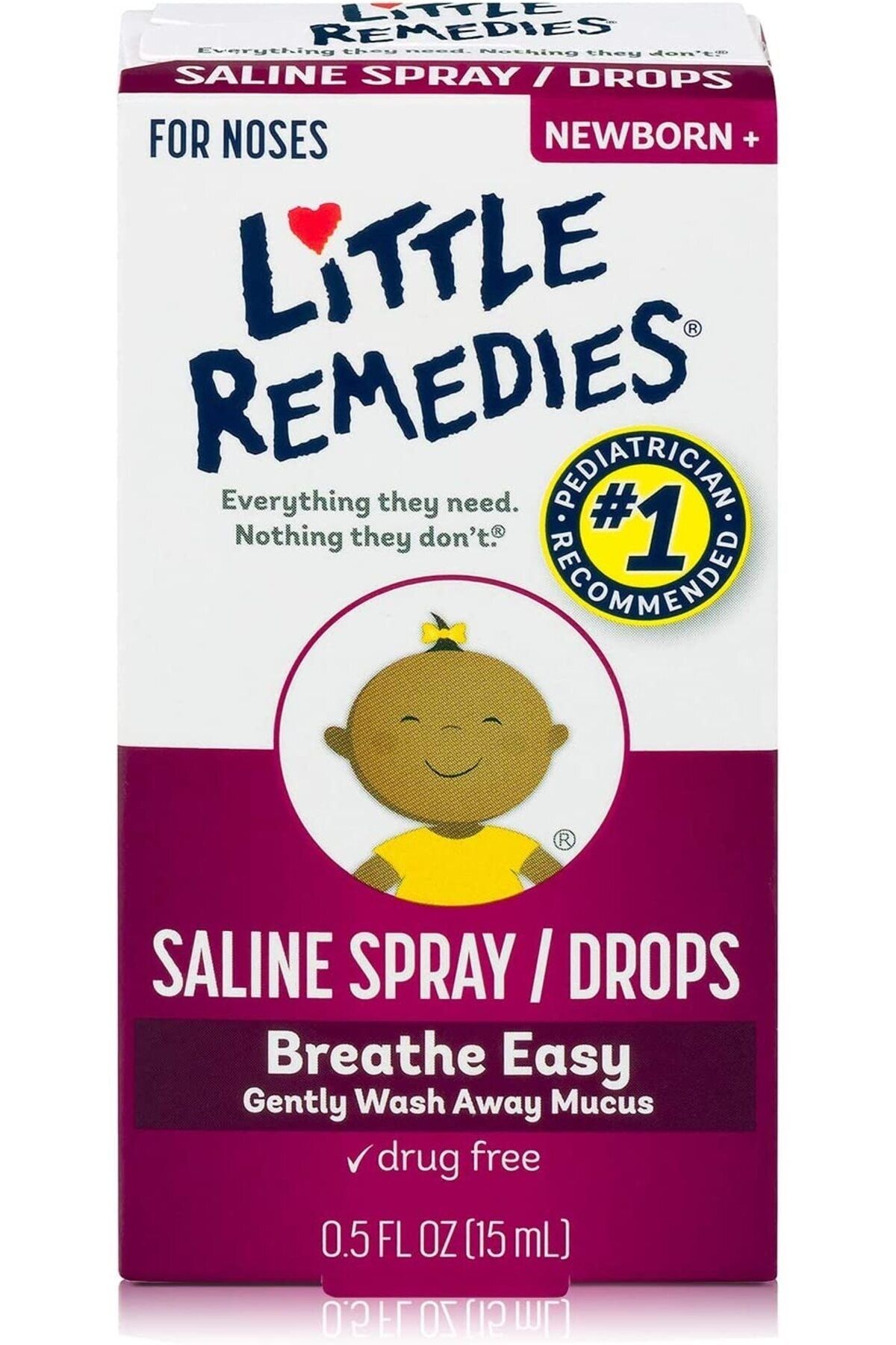 Little Remedies - Yenidoğan Burun Damlası Saline Spray