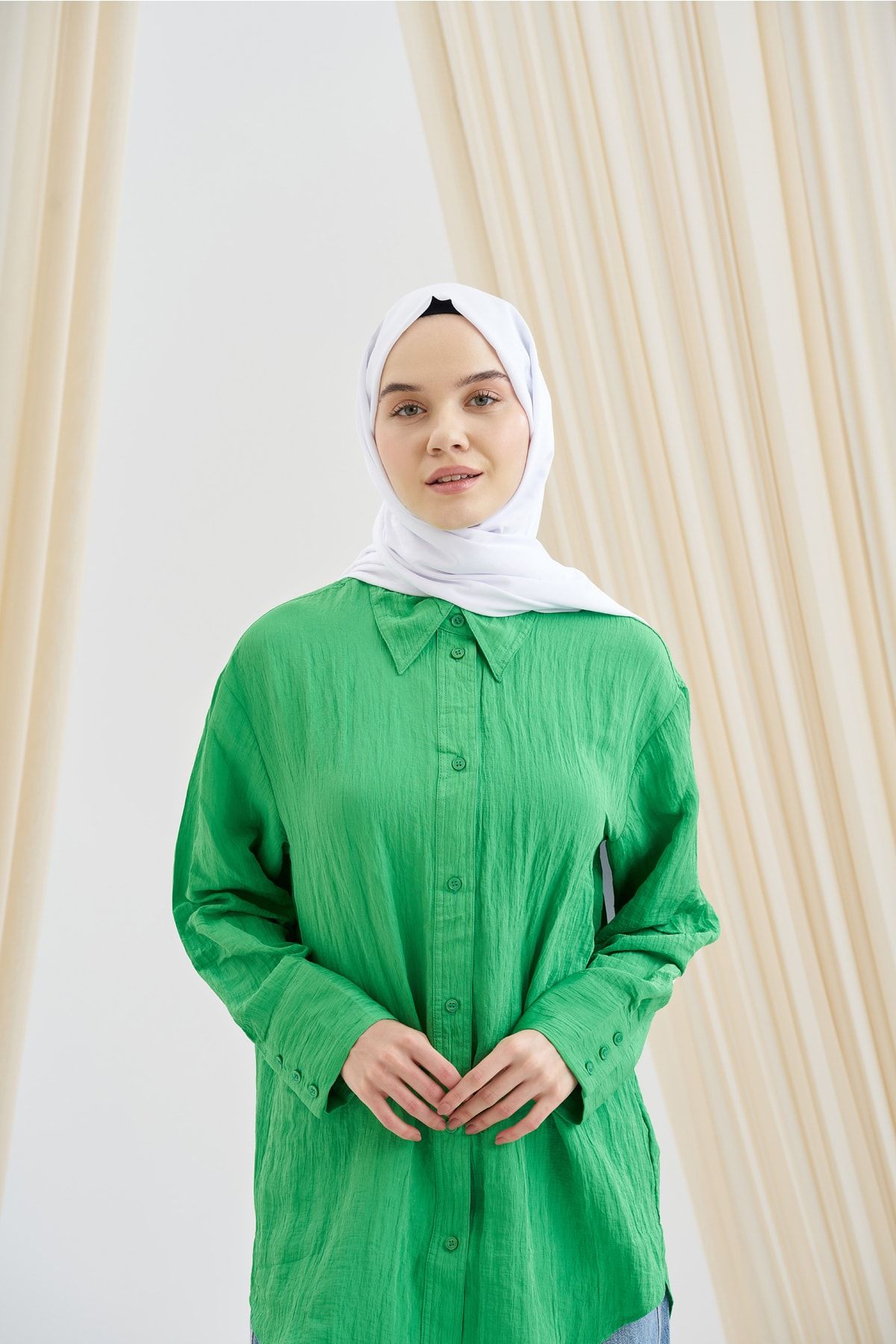ARMANDA Yeni Sezon Grafik Desen Şal - Perla Serisi Minimal Desen Şık Şal Başörtü Hijab Scarf