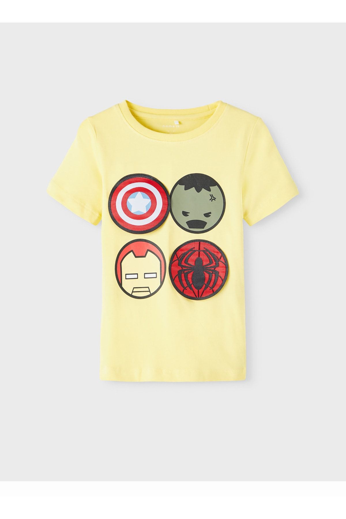 name it Marvel T-shirt, 5 Yaş, Sarı