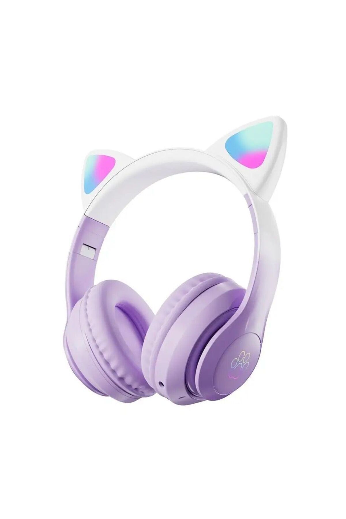 fortrek Tylo Kedi Kulaklık Pro 5.3 Akıllı Rgb Led Detaylı Bluetooth Kablosuz Kulaklık Çocuk Oyuncu ZN38