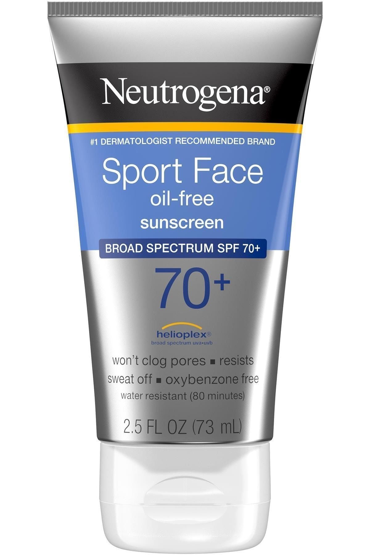 Neutrogena Sport SPF70+ Yüz İçin Yağsız Güneş Koruyucu 73ML