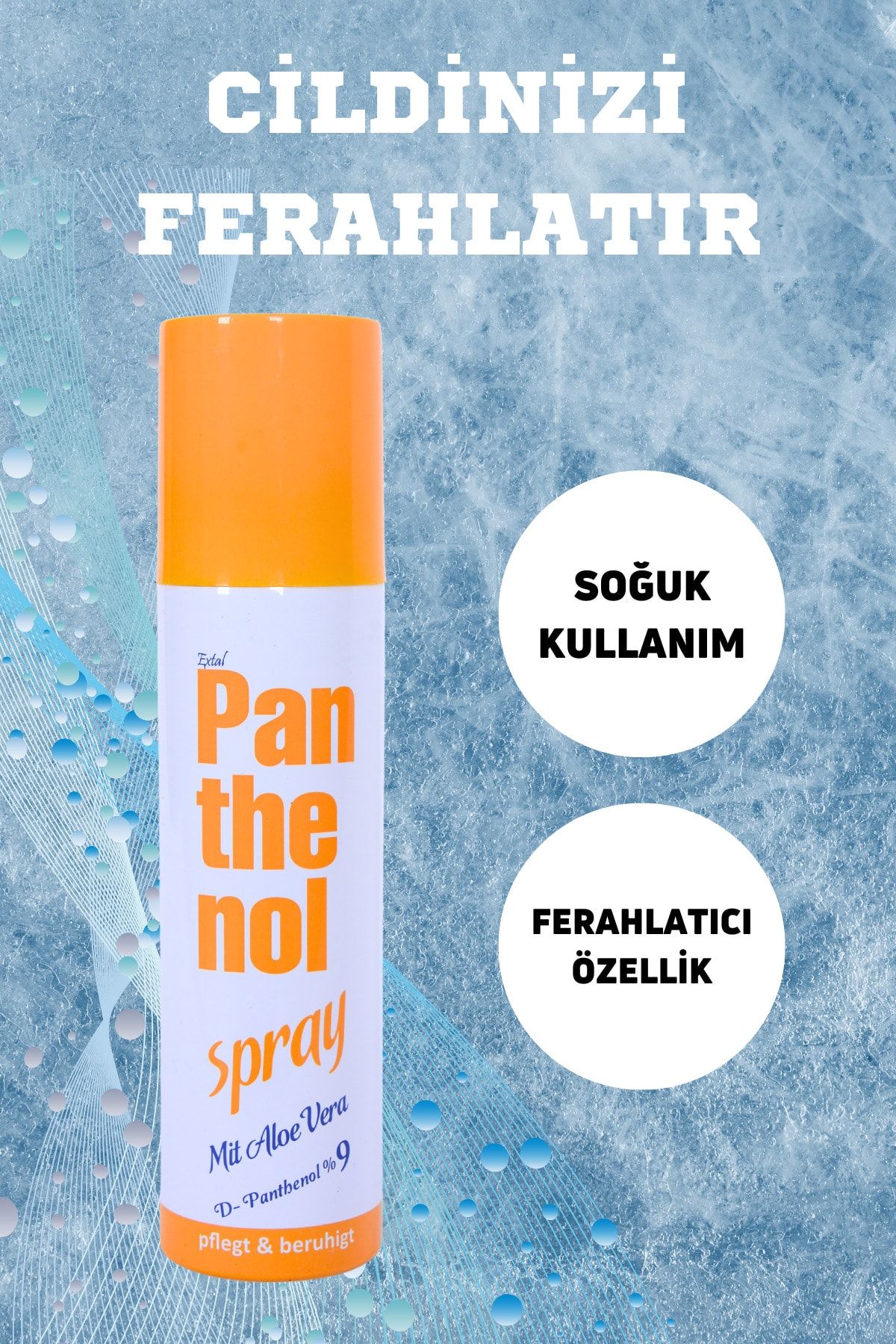 Panthenol Spray + Panthenol 50 SPF Güneş Kremi + Panthenol 20 SPF Bronzlaştırıcı Yağ | Set 1