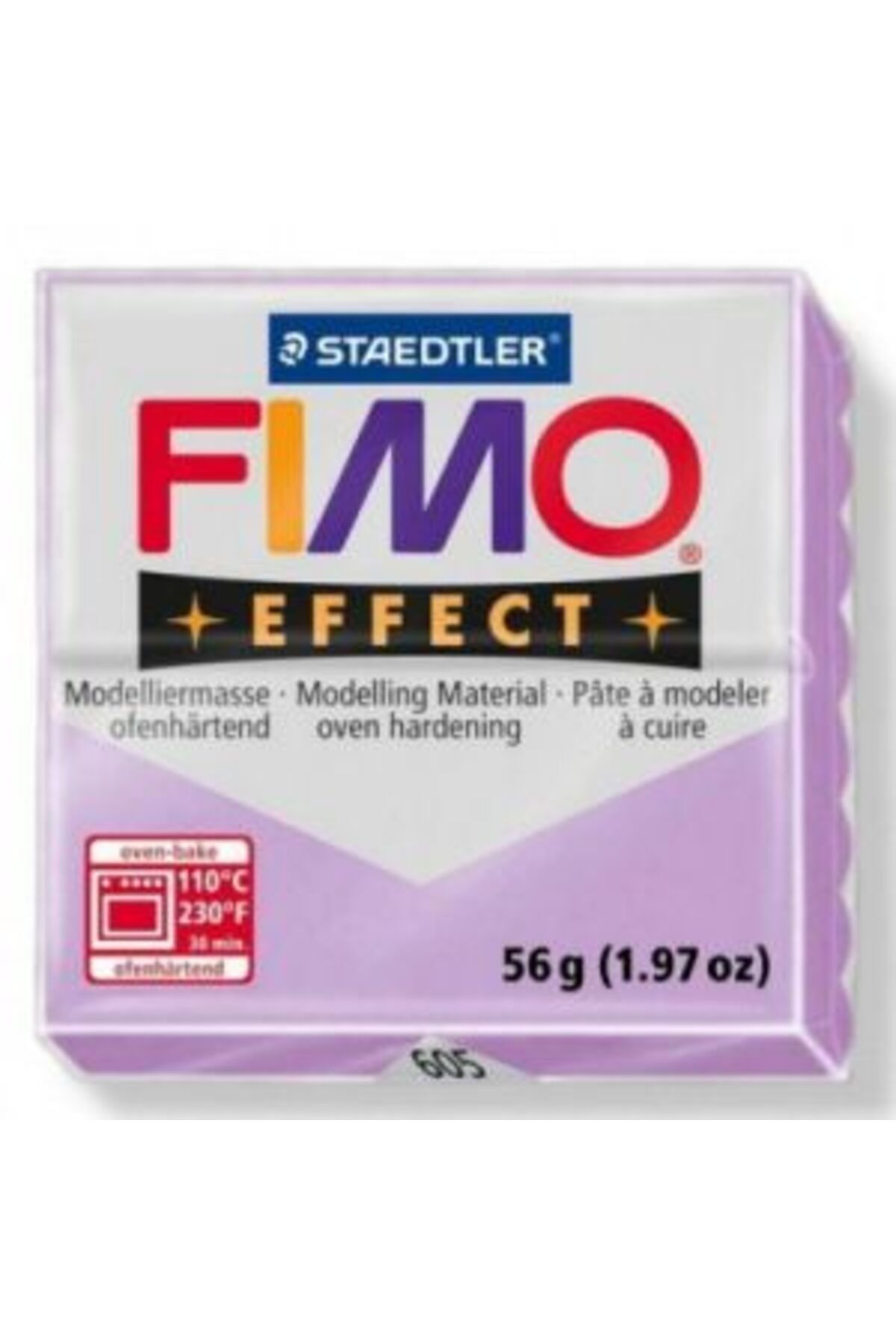 Staedtler Fimo Effect Polimer Kil 57 gr 605 Lilac (PASTEL)