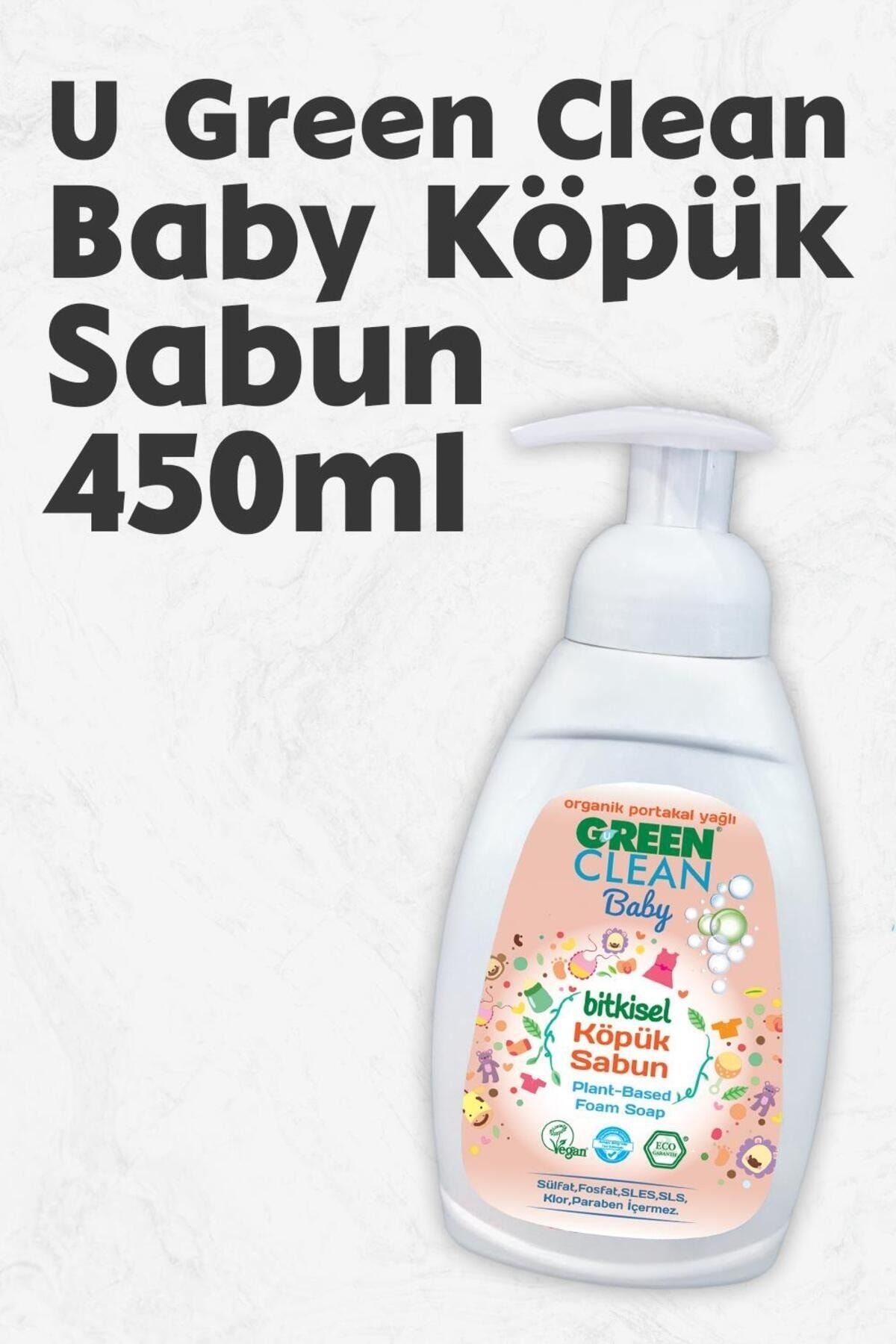 Green Clean Baby Köpük Sabun Portakal Yağlı 450 ml
