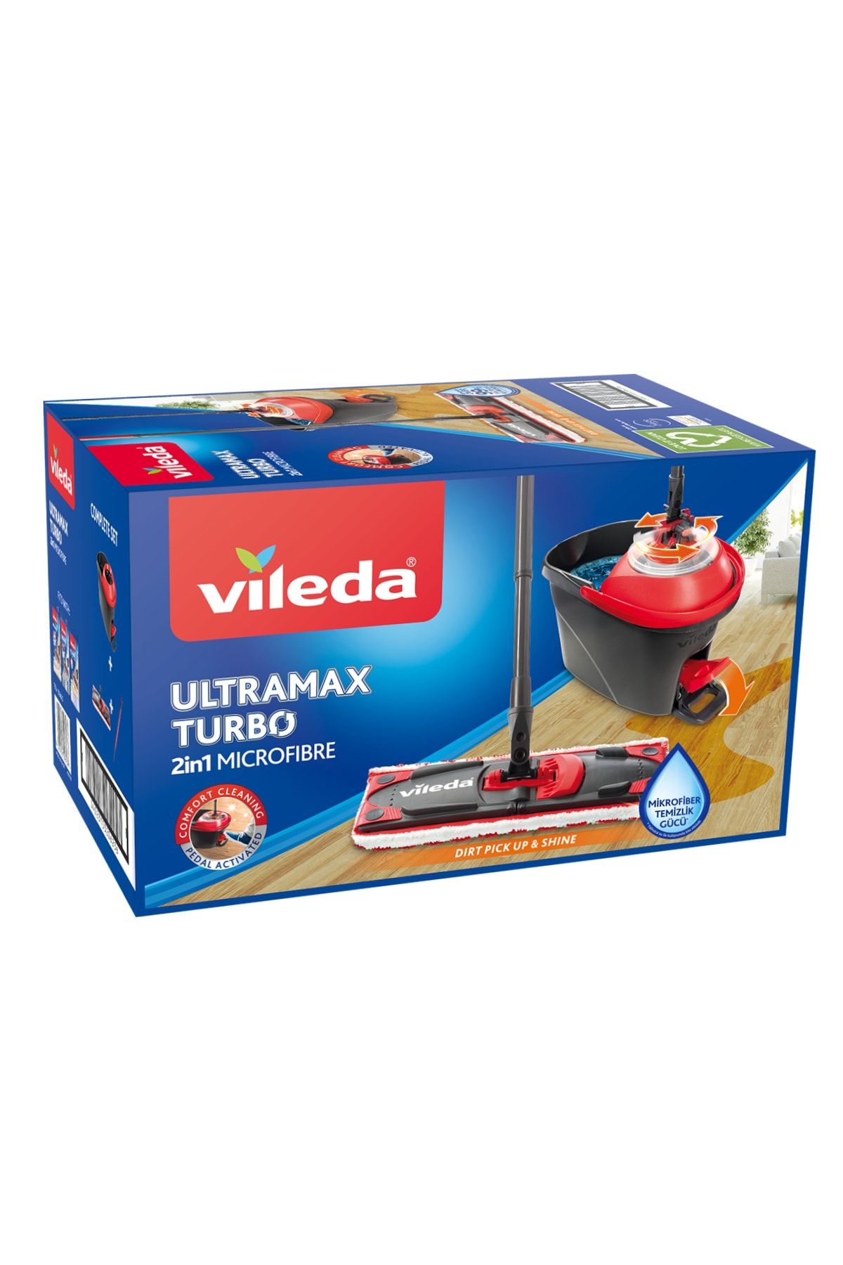 Vileda Ultramax 2in1 Turbo Pedallı Temizlik Seti