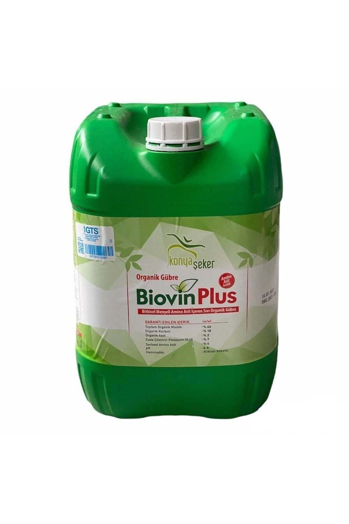 Torku Biovin Plus Bitkisel Amino Asit Organik Sıvı Gübre 20 Litre