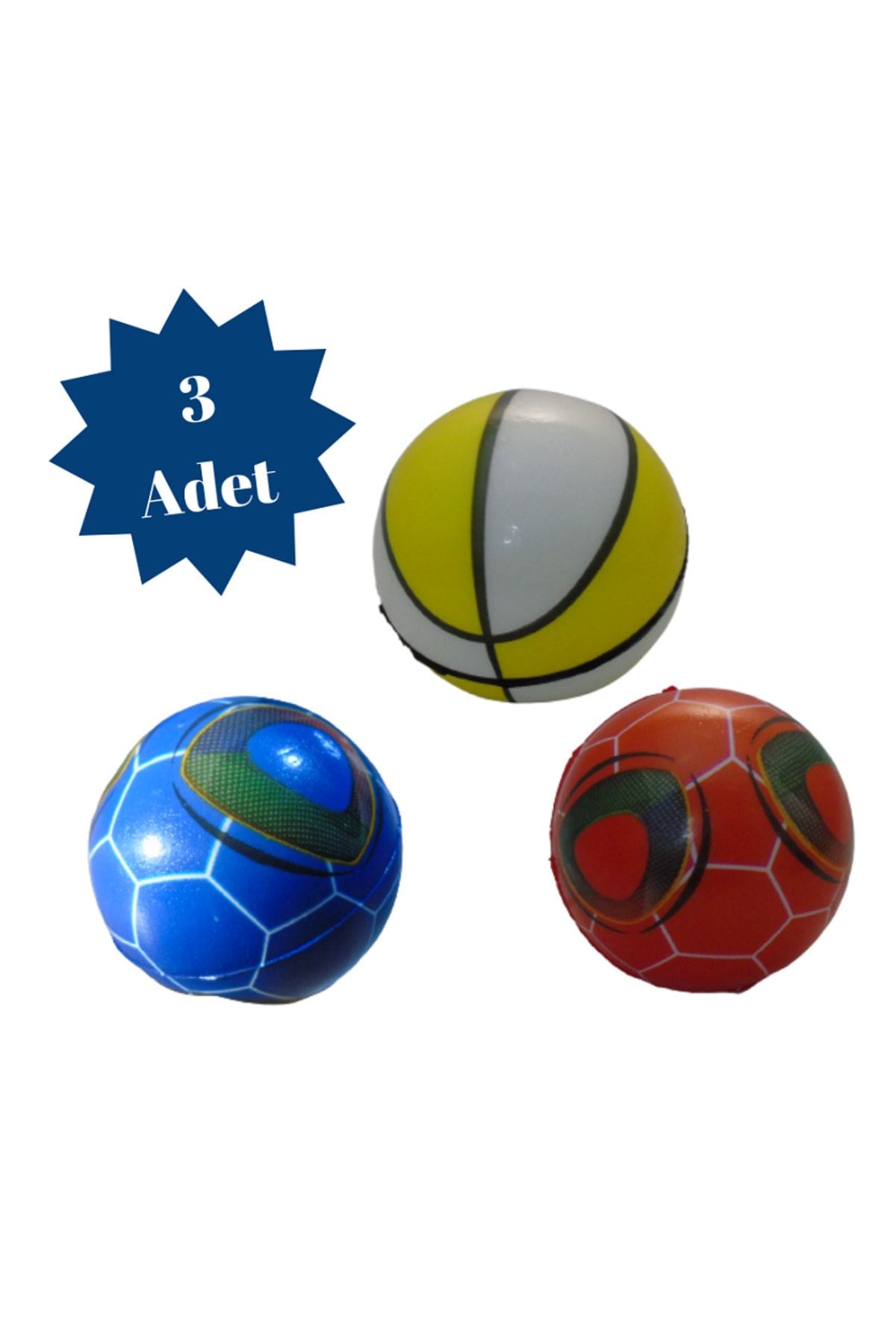 ÇAKABEY El & Parmak Çalıştırma Topu /Stres Topu / Avuç Topu / Sünger Top / Dünya Top 7,5 cm Yumuşak Top