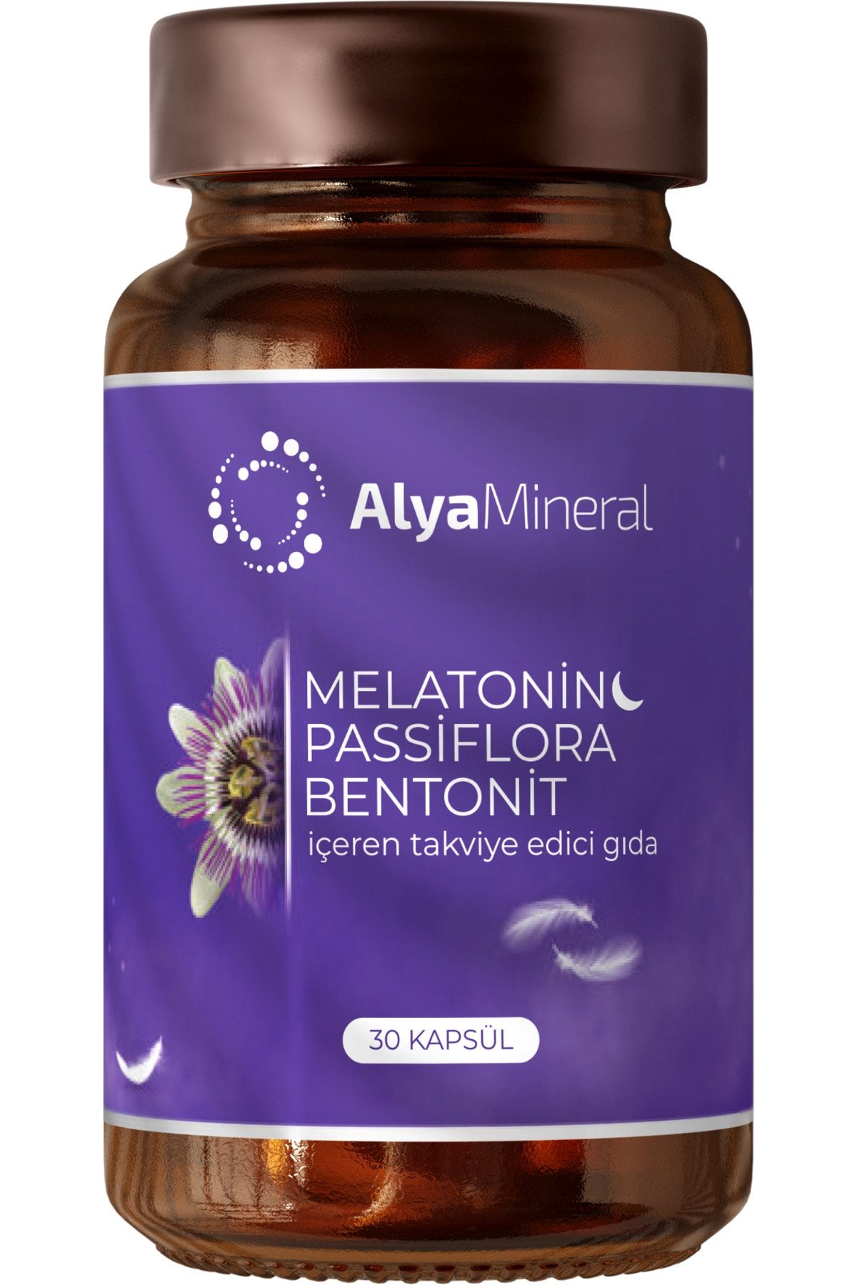 alya mineral Melatonin Passiflora Bentonit İçeren Takviye Edici Gıda