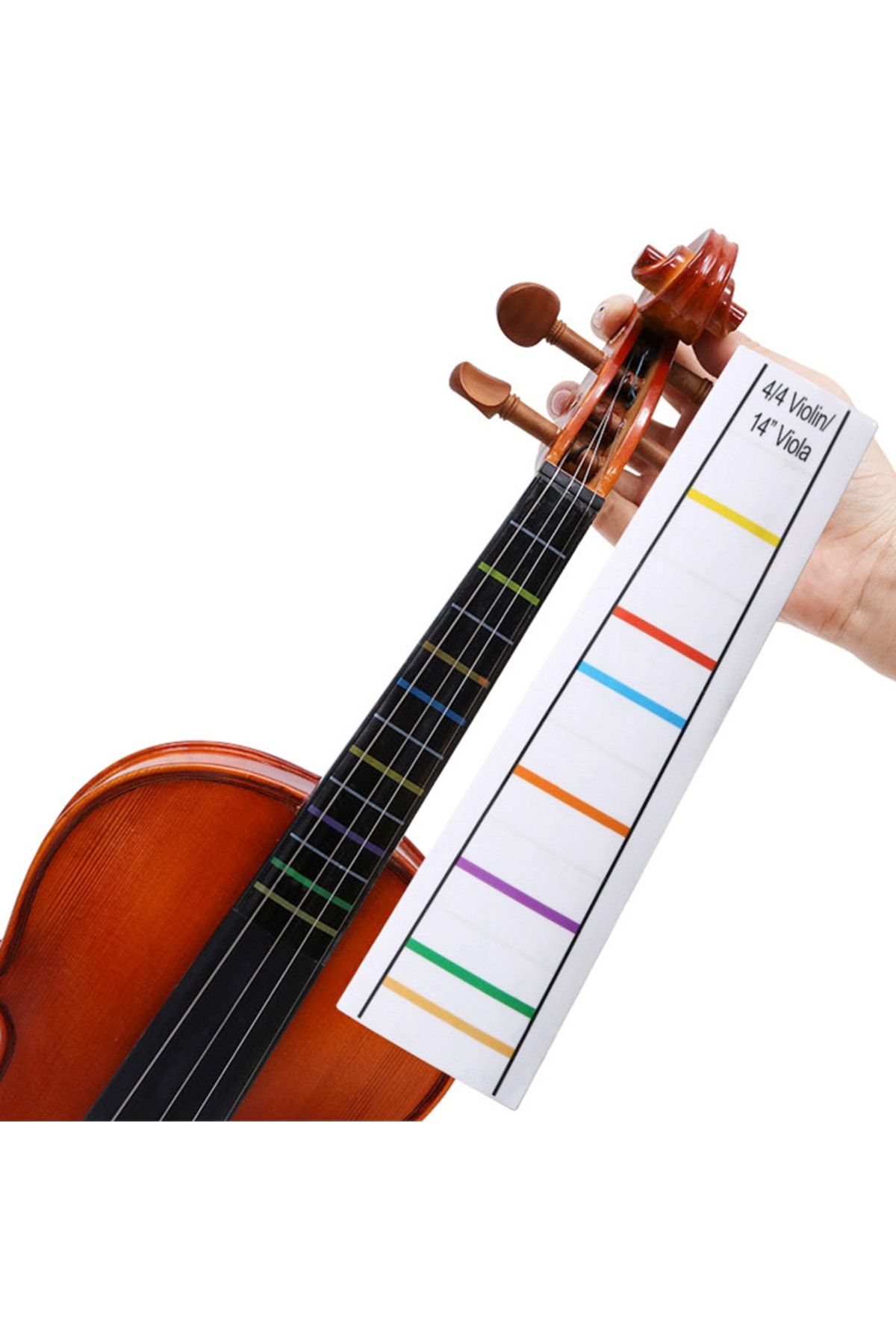 happypotam 4/4 tam boy keman-nota-etiket-kolay öğrenme-sticker-klavye-çıkartma-violin-keman aksesuar