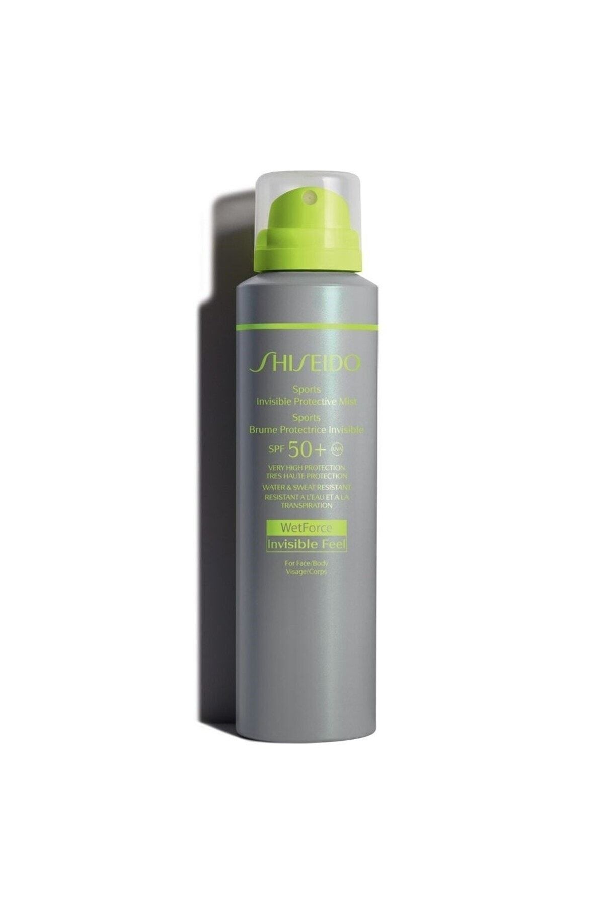 Shiseido Sports Invısıble Protectıve Mıst Suya, Tere Dayanıklı Transparan Güneş Koruyucu Sprey Spf50+ (yüz Ve