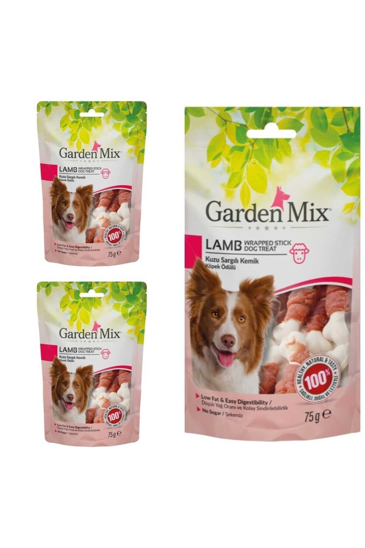 Gardenmix Neo Pet Market Garden Mix Kuzu Sargılı Kemik Köpek Ödülü 75 Gr X 3 Adet
