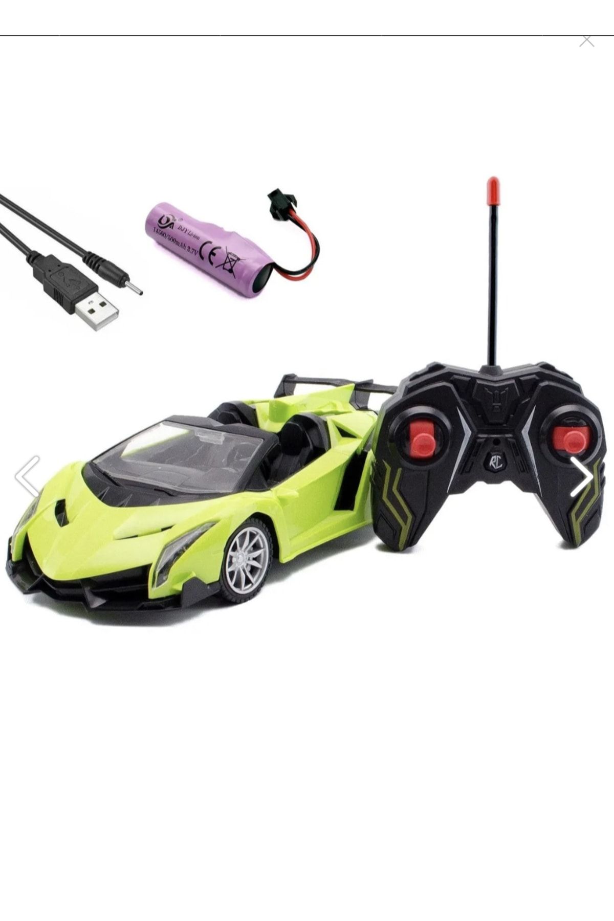 Shem Drift Car Şarjlı Uzaktan Kumandalı Üstü Açık Lamborghini Araba Farı Işıklı