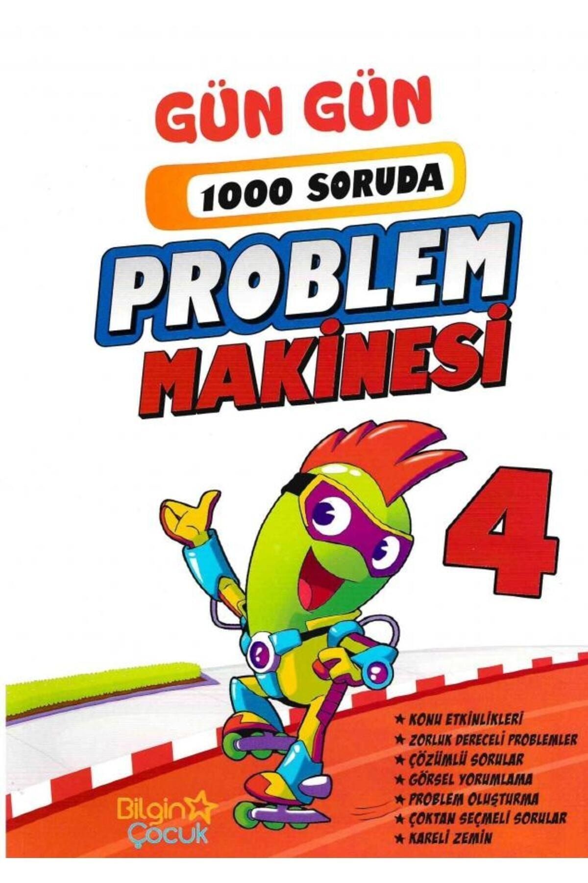 Bilgin Çocuk Yayınevi Bilgin Çocuk Yayınları 4. Sınıf 1000 Soruda Problem Makinesi