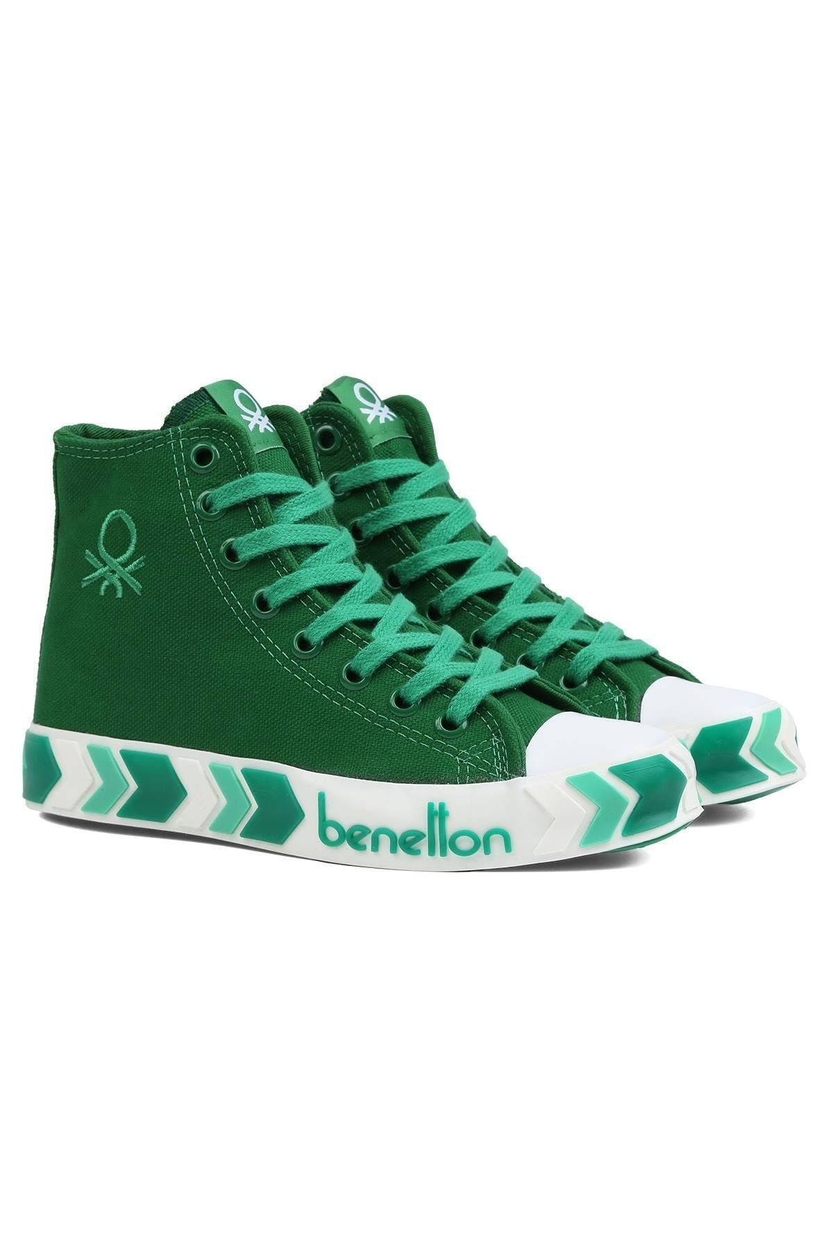 Benetton ® | BN-90621- Yesil - Kadın Spor Ayakkabı