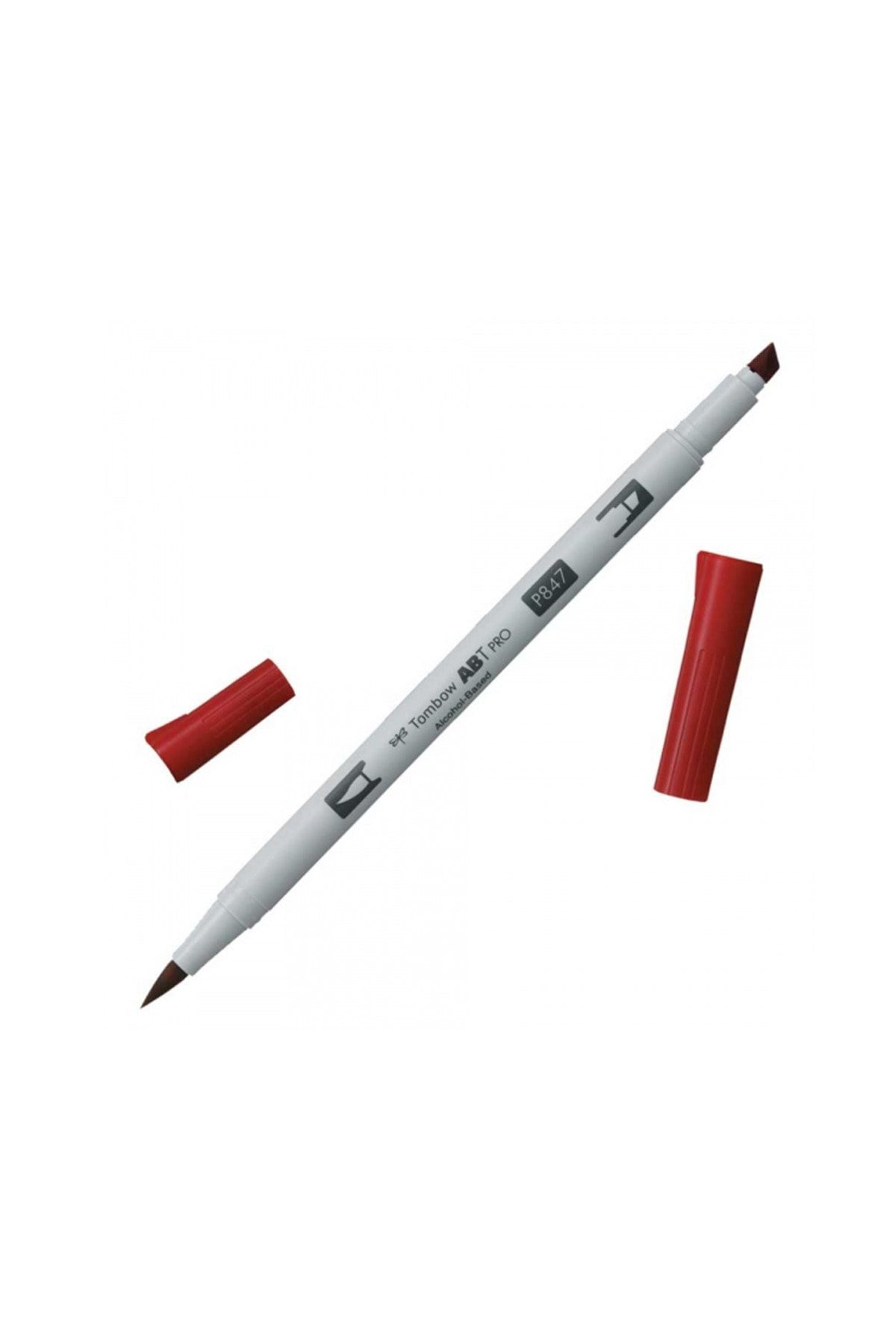 Tombow AB-TP PRO Dual Brush Pen Grafik Kalemi Crimson 847