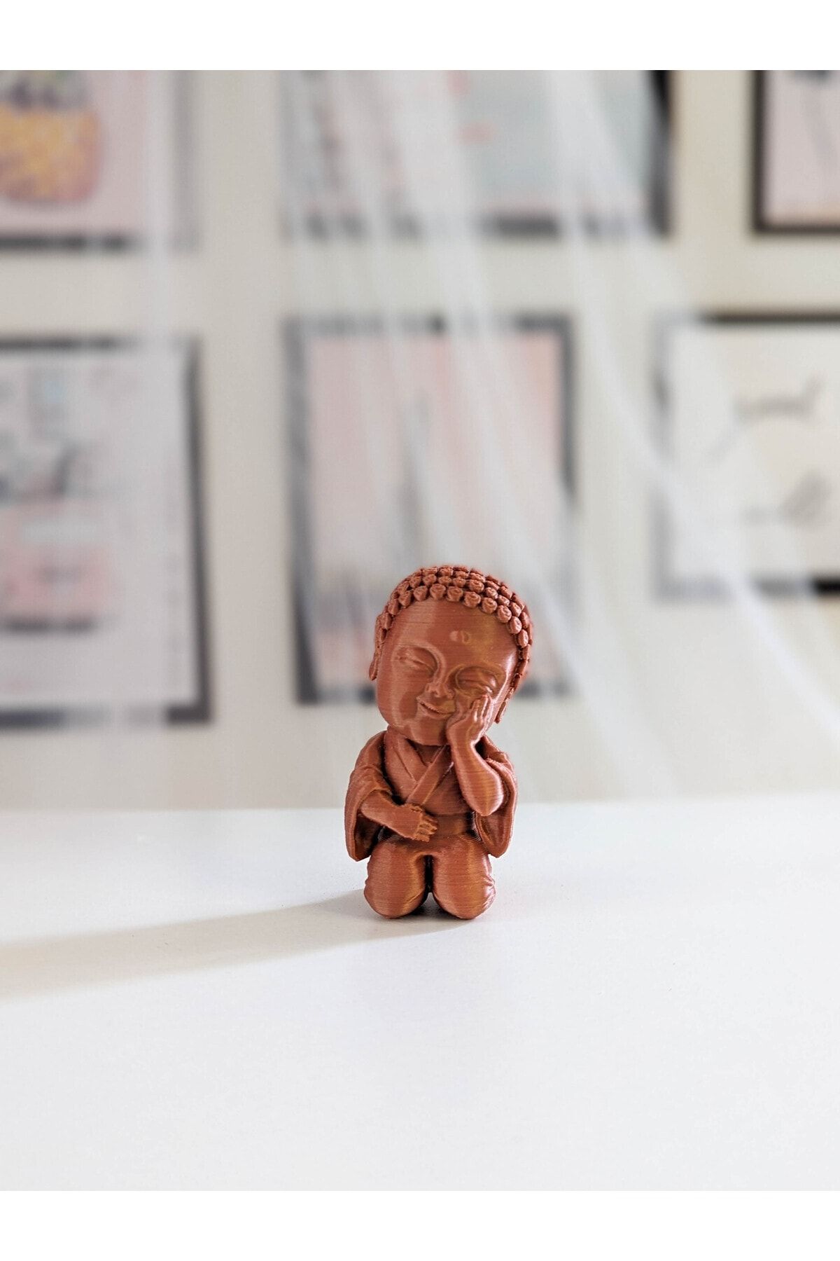 Alvina Atölye Minyatür Buda Heykeli - Aşk - Amor - Bioplastik