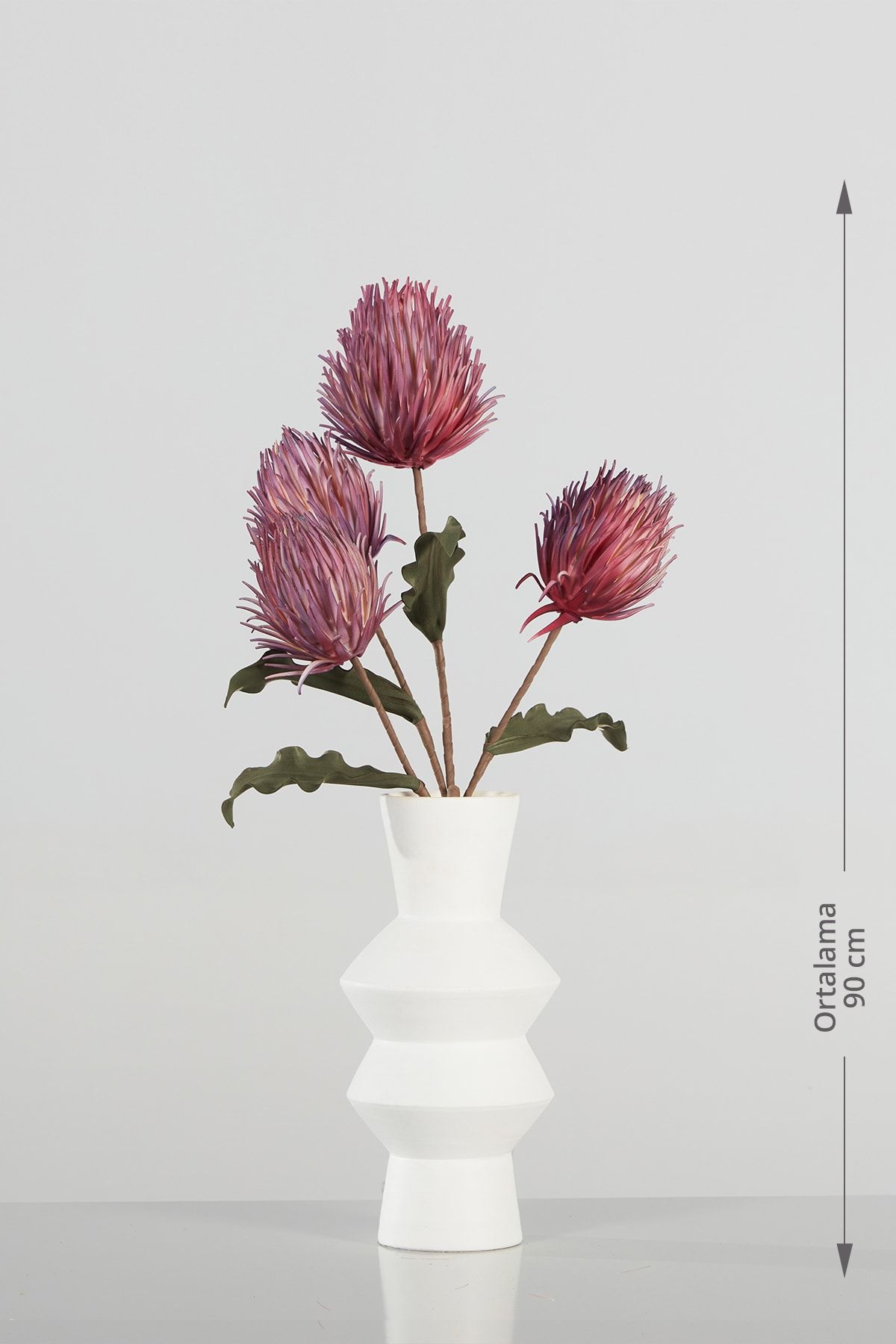 Doqu Home Mor Allium Yapay Çiçek - Ev & Ofis Dekorasyonu - Hediyelik Çiçek - Dekor Çiçek - A03 Lkwy-20 Standar