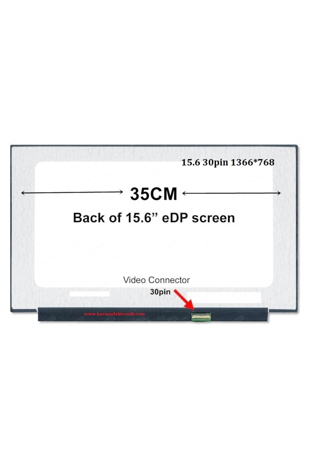 Casper Nirvana S500.1051-A150X-G-F Notebook Lcd Ekran, Panel HD 1366*768P Ver.1