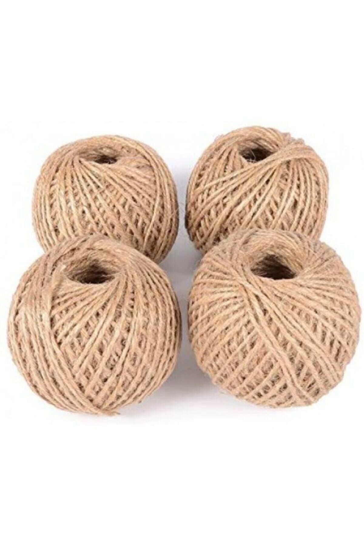 YENİ HEDİYELİK DÜNYAM Jüt - Hasır Ip 100 Gram 100 Mt Hasır Ipi - Süsleme Ipi