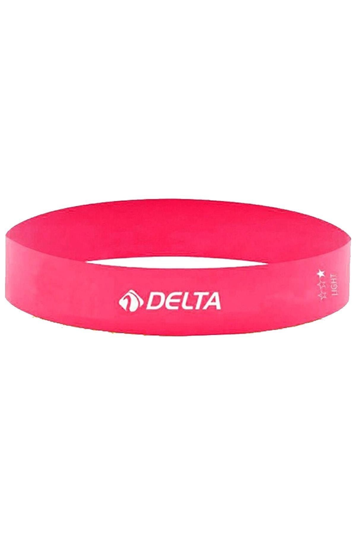 Delta Latex Hafif Sert Aerobik Pilates Direnç Egzersiz Bandı Squat Çalışma Lastiği (Uç Kısmı Kapalı)