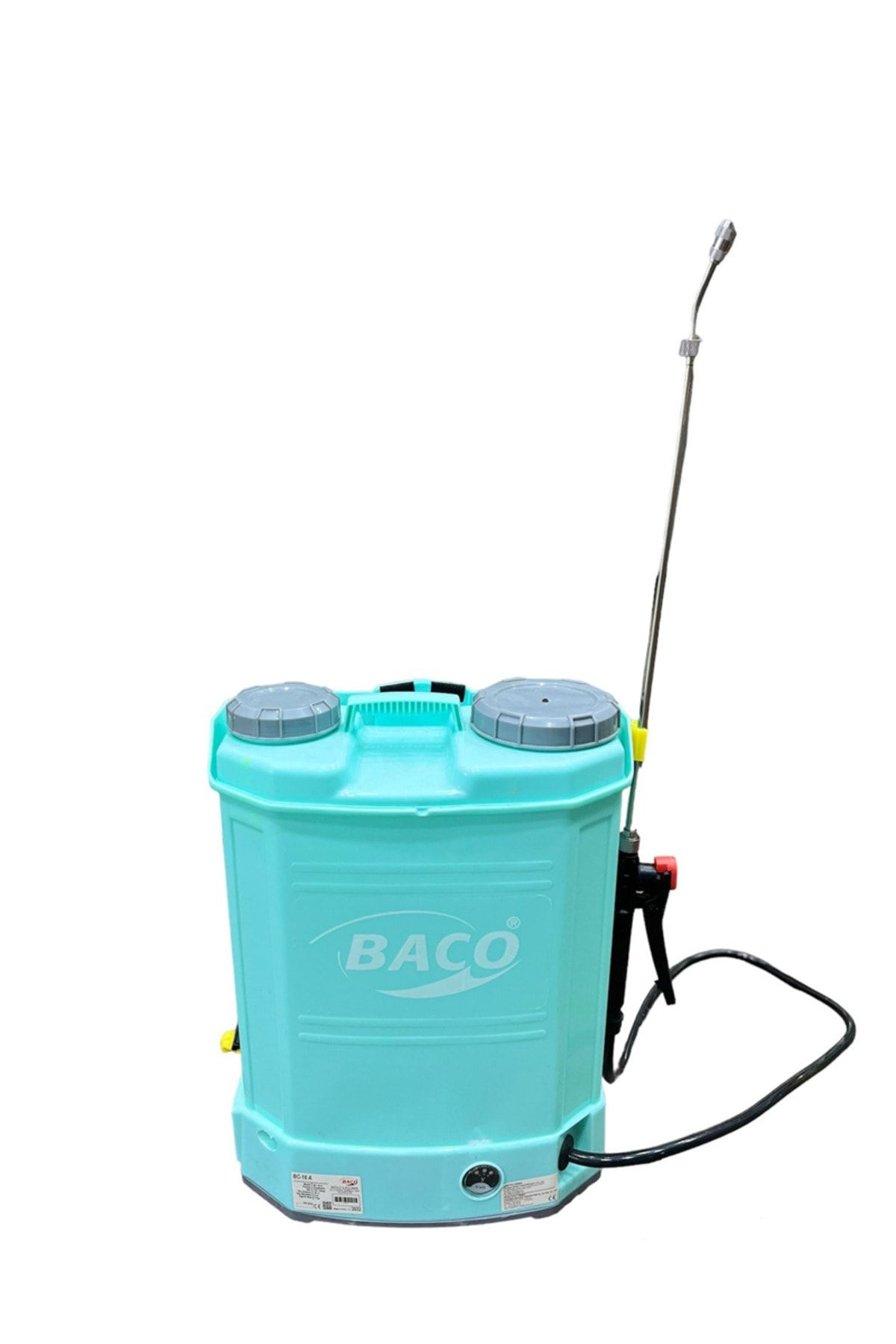 Baco Bc 16 A Şarjlı Akülü Pulverizatör Ilaçlama Pompası 16 Litre Basınç Ayarlı