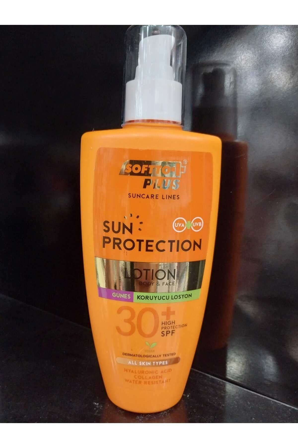 Softto Plus Body & Face Sun Protectıon SPF+30 Güneş Koruyucu Vegan Losyon 200 ml.