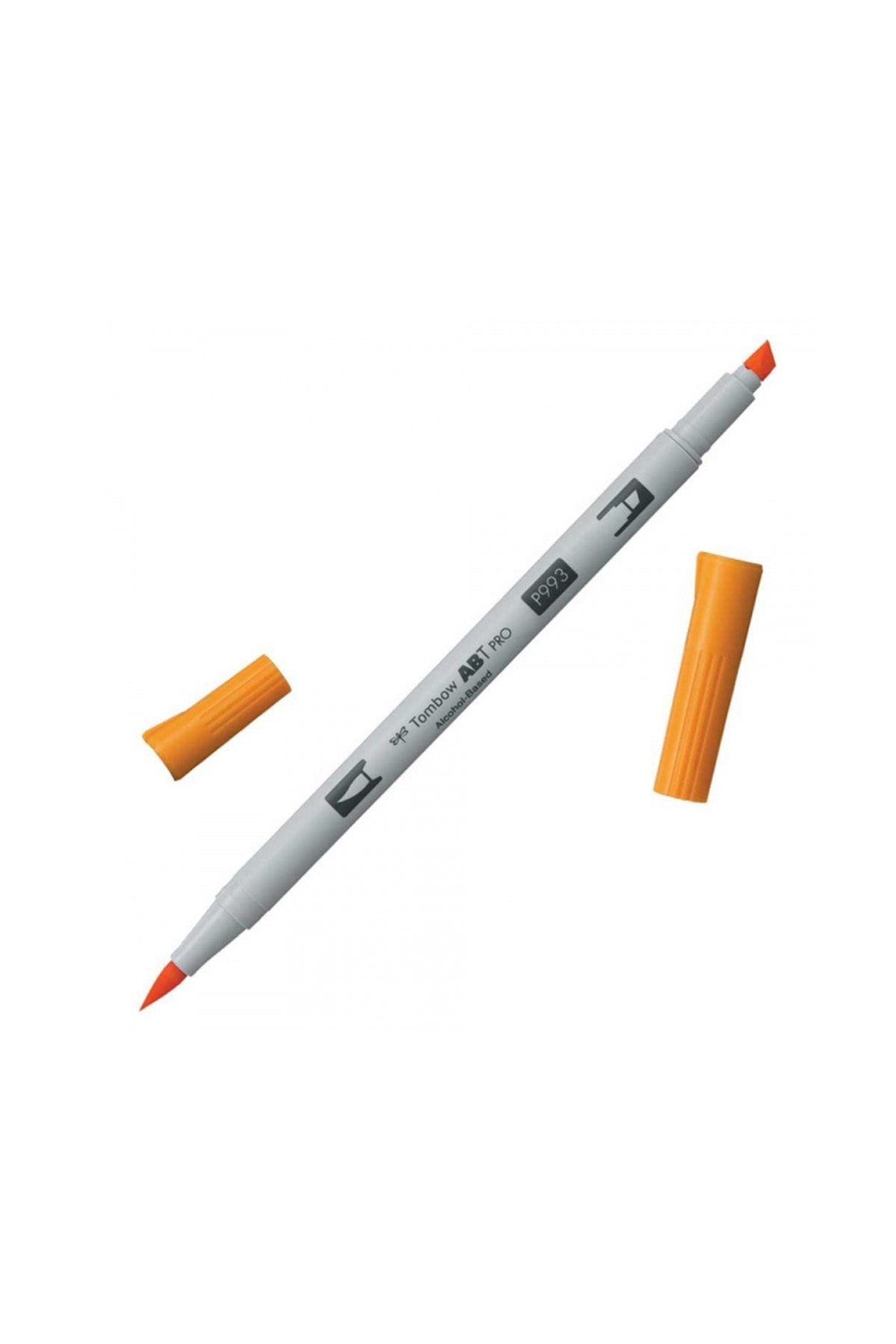 Tombow AB-TP PRO Dual Brush Pen Grafik Kalemi Chrome Orange 993
