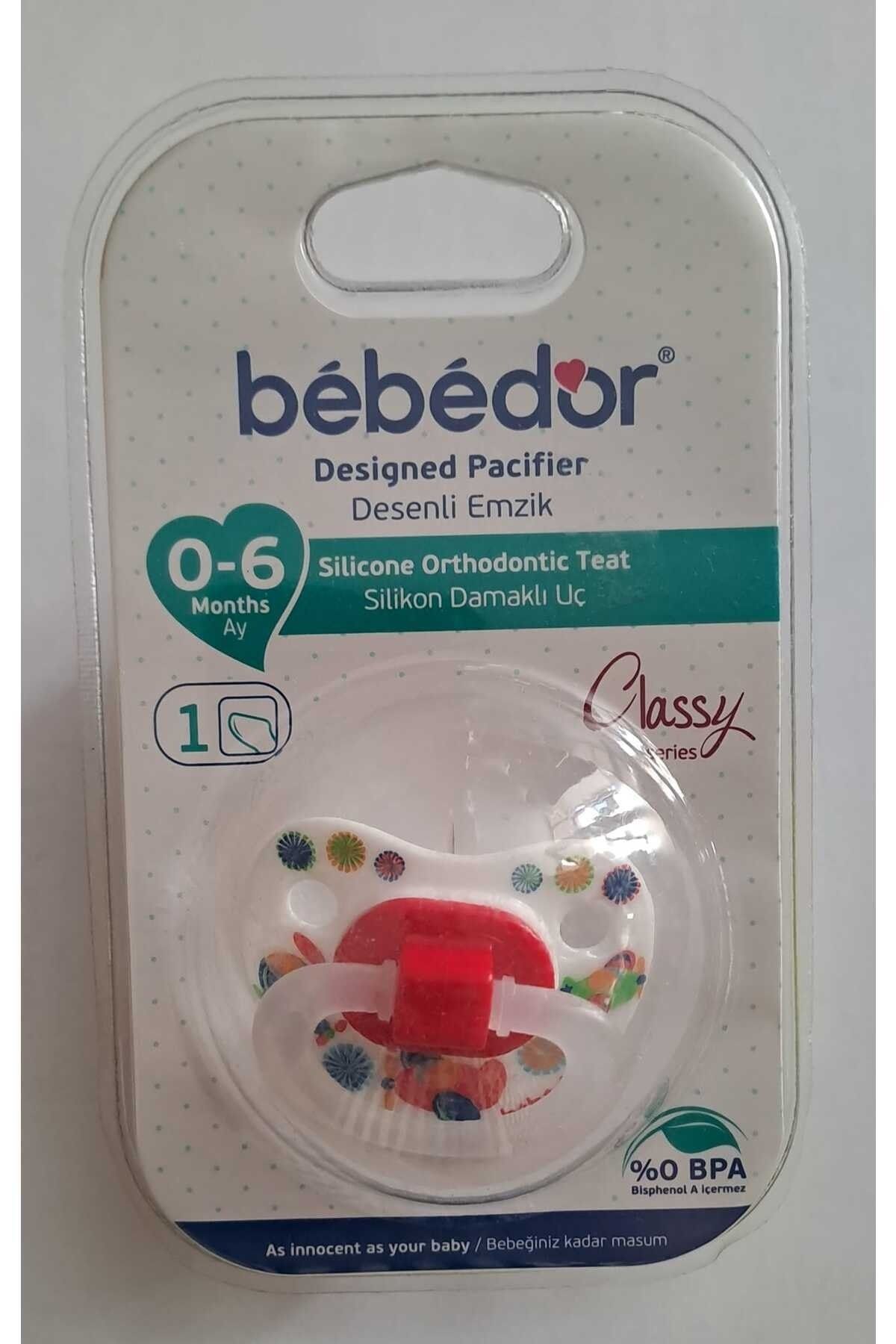 Bebedor 131 Desenli Damaklı Classık Emzik 1 NO (0-6 ay)