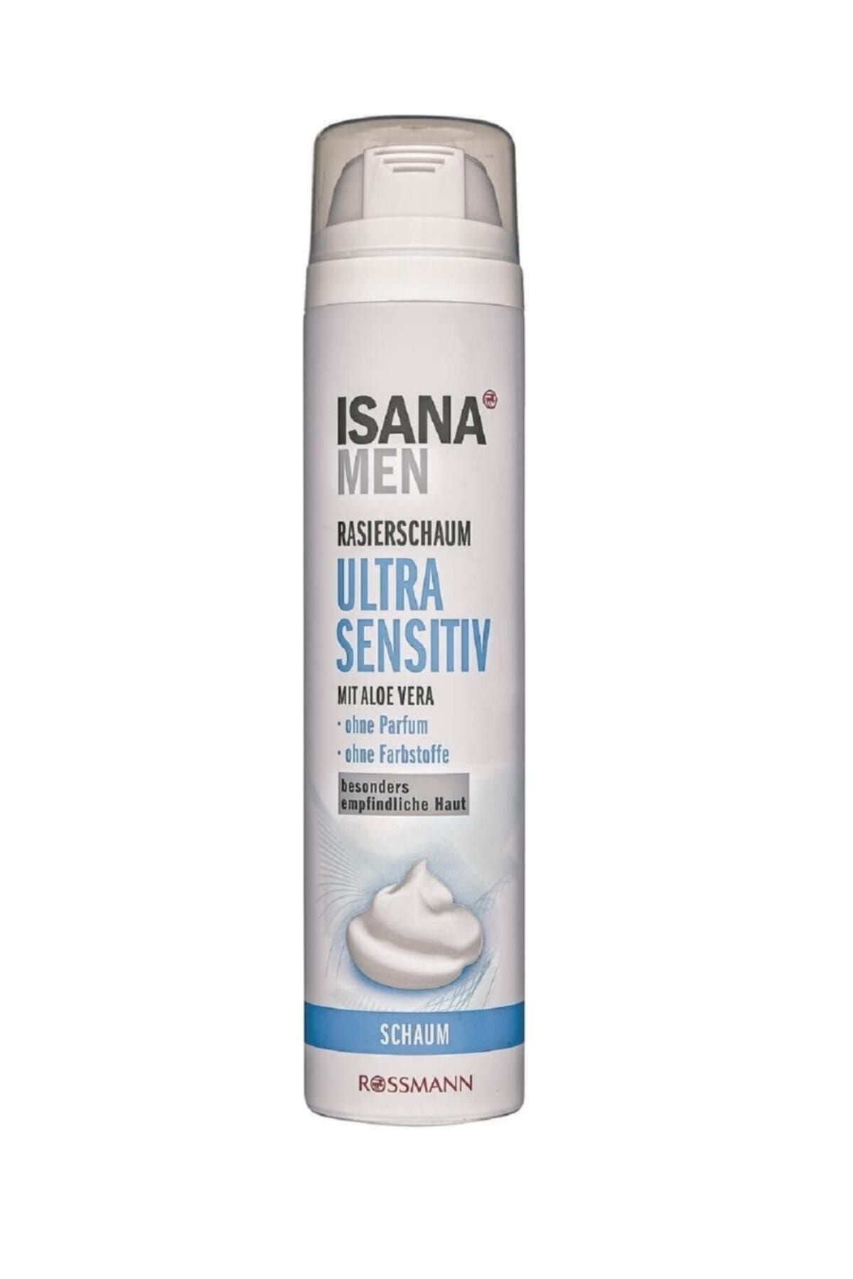 ISANA MEN Tıraş Köpüğü Ultra Sensitiv-aloe Vera 300 Ml