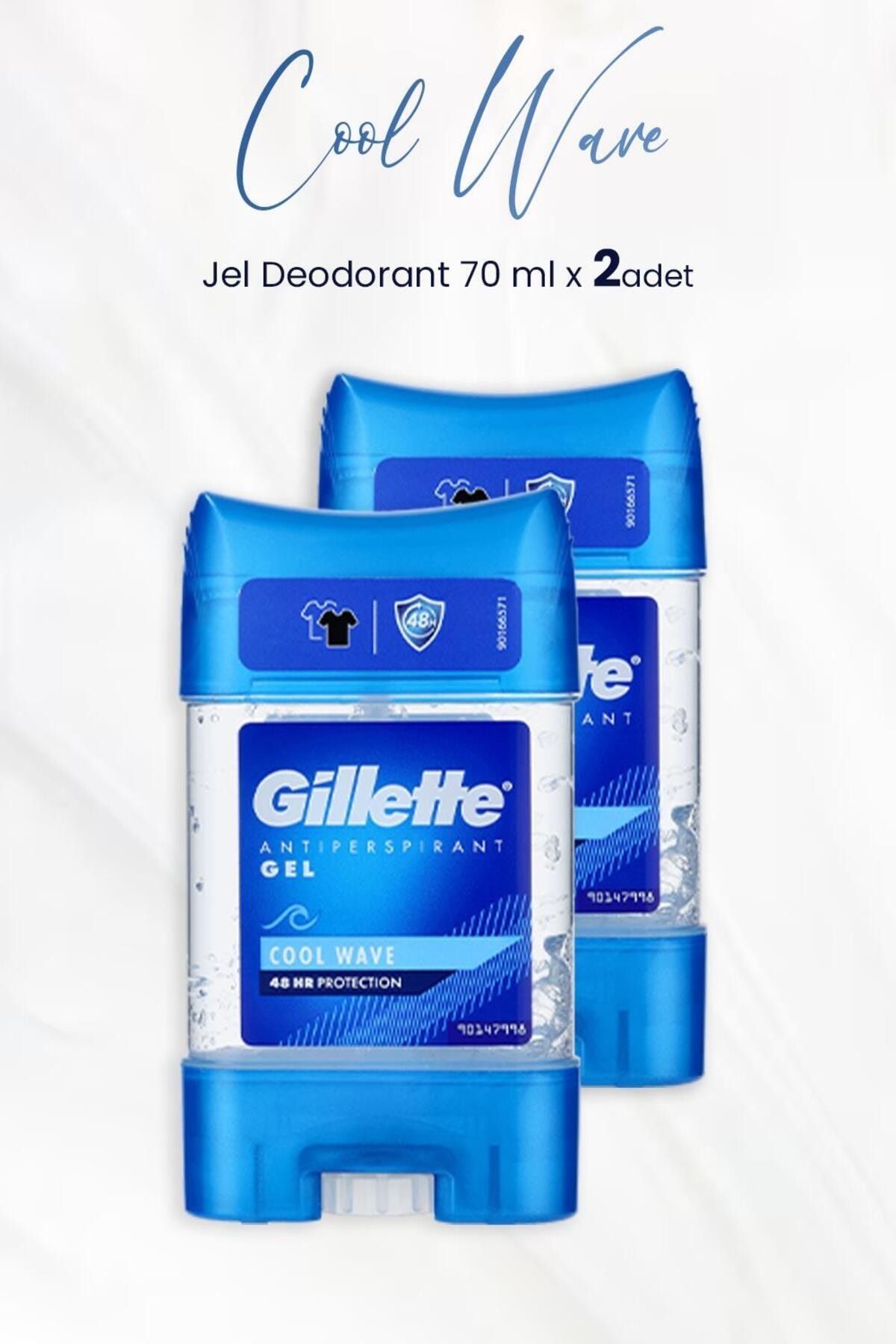 Gillette Antiperspirant Gel Cool Wave 70 ml x 2 Adet