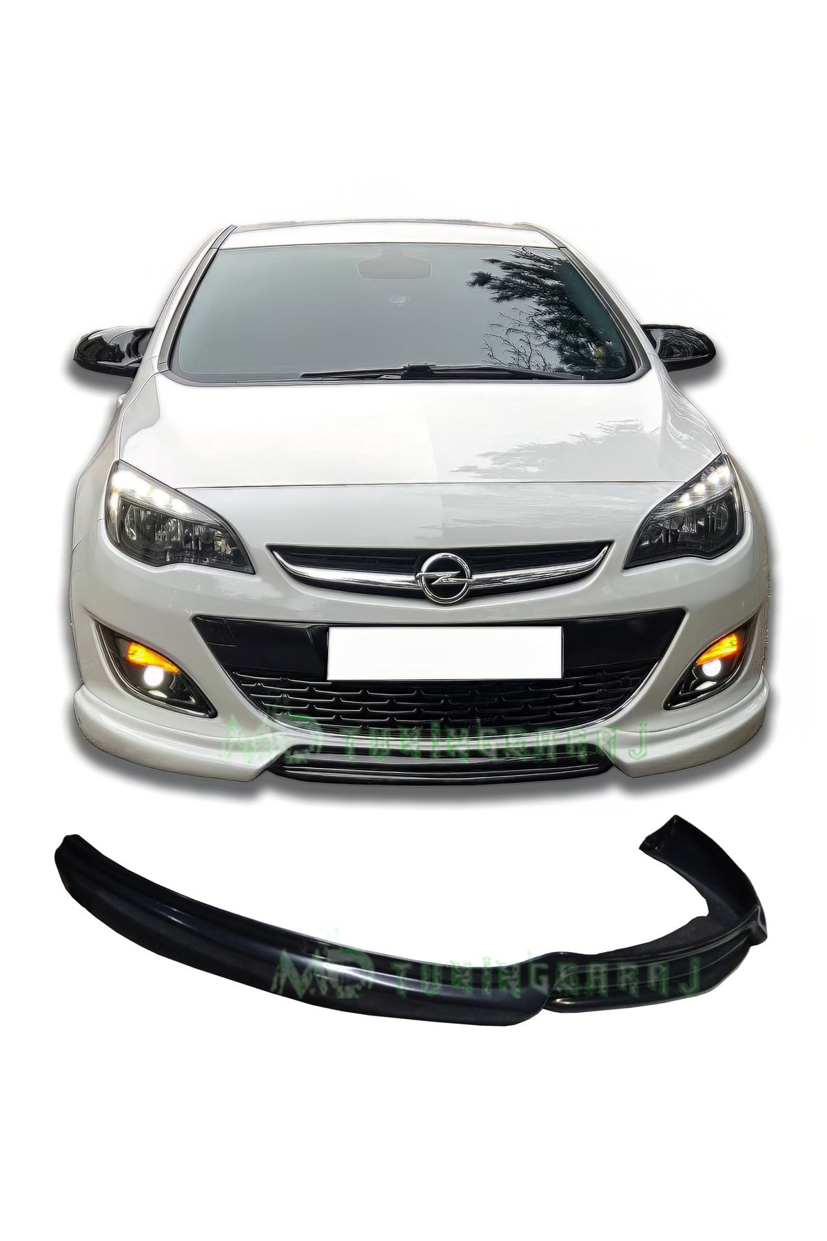 mdtuninggaraj Opel Astra J Makyajlı Kasa 2012-2020 Custom Ön Ek Plastik Boyasız