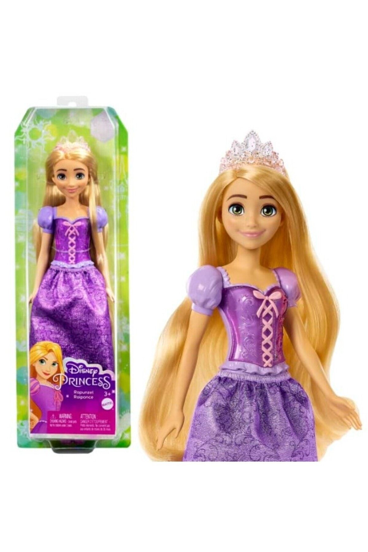 Mattel Disney Prenses - Rapunzel, 3 Yaş Ve Üzeri, Hlw03