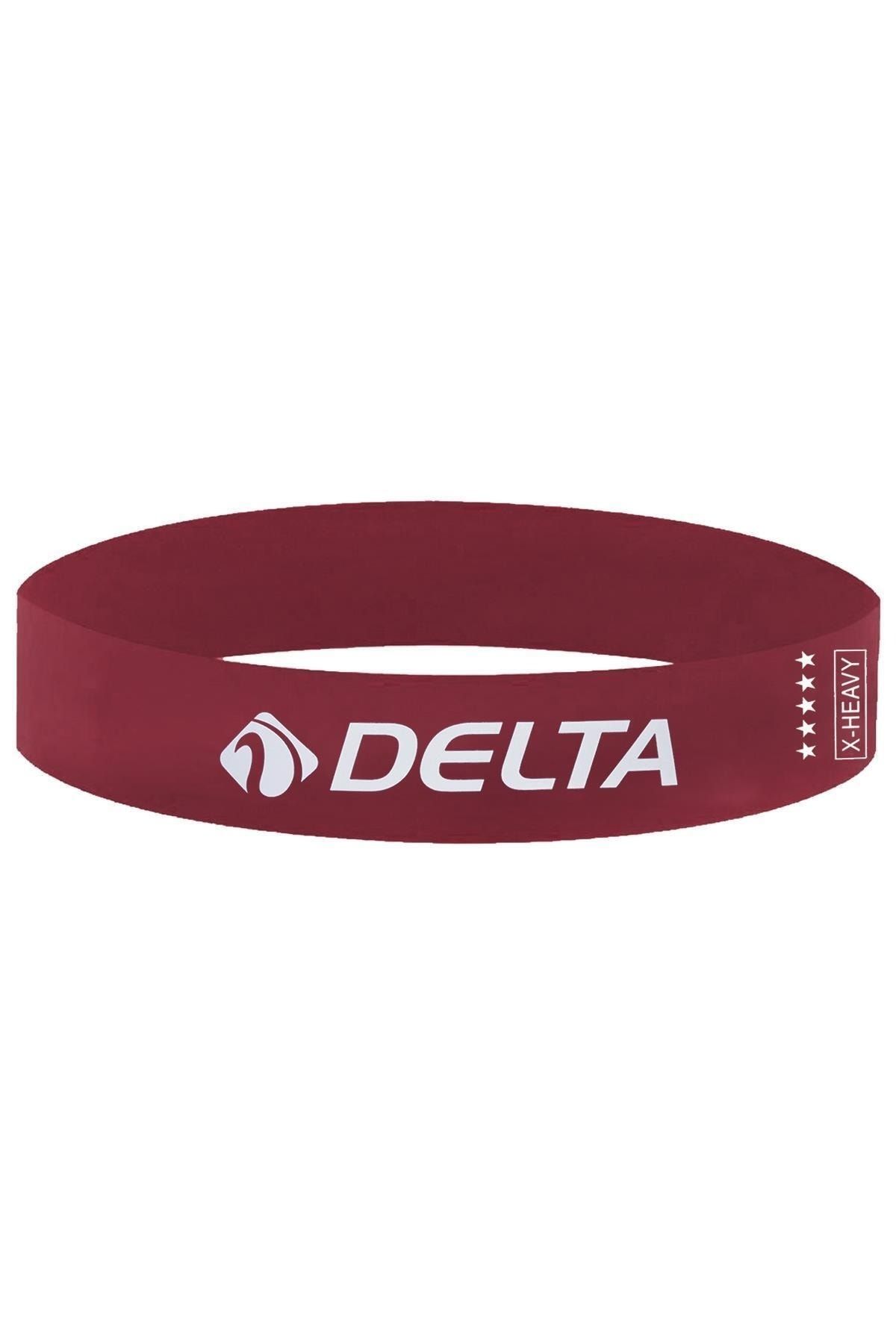 Delta Latex Ekstra Yüksek Sert Aerobik Pilates Direnç Egzersiz Bandı Squat Lastiği (Uç Kısmı Kapalı)