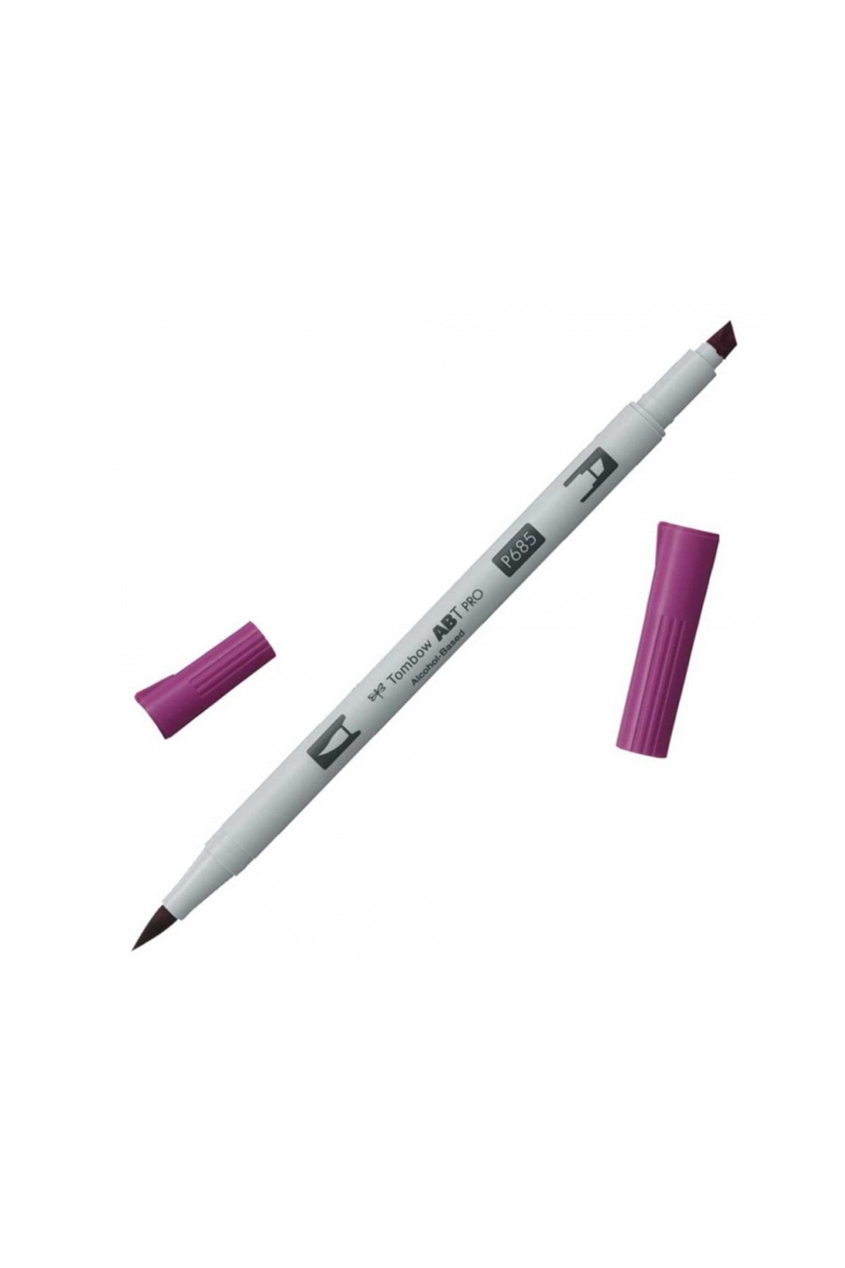 Tombow AB-TP PRO Dual Brush Pen Grafik Kalemi Deep Magenta 685