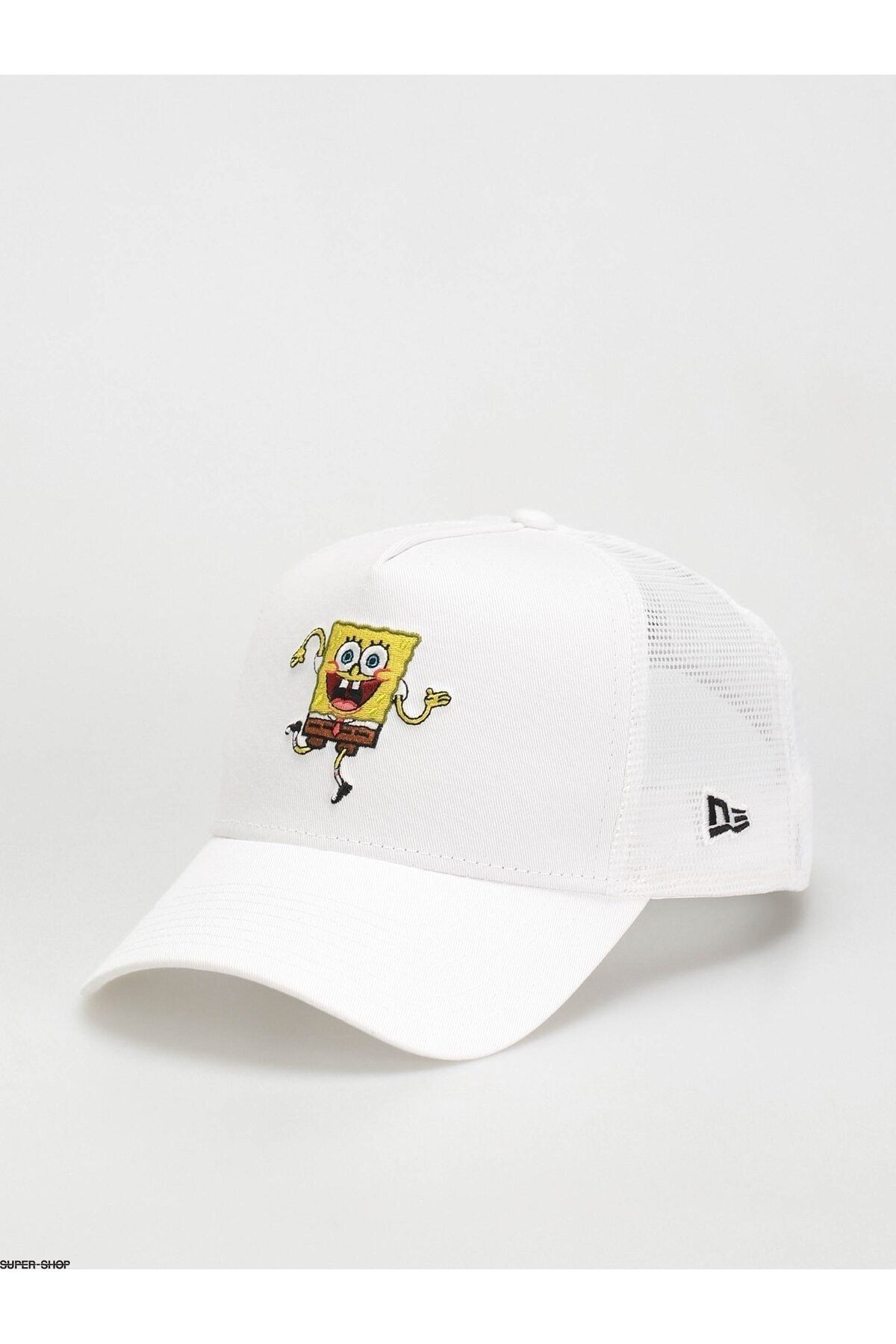 NEW ERA Nıckelodeon Trucker Spongebob Whıyel Unisex Beyaz Şapka 60357971-01